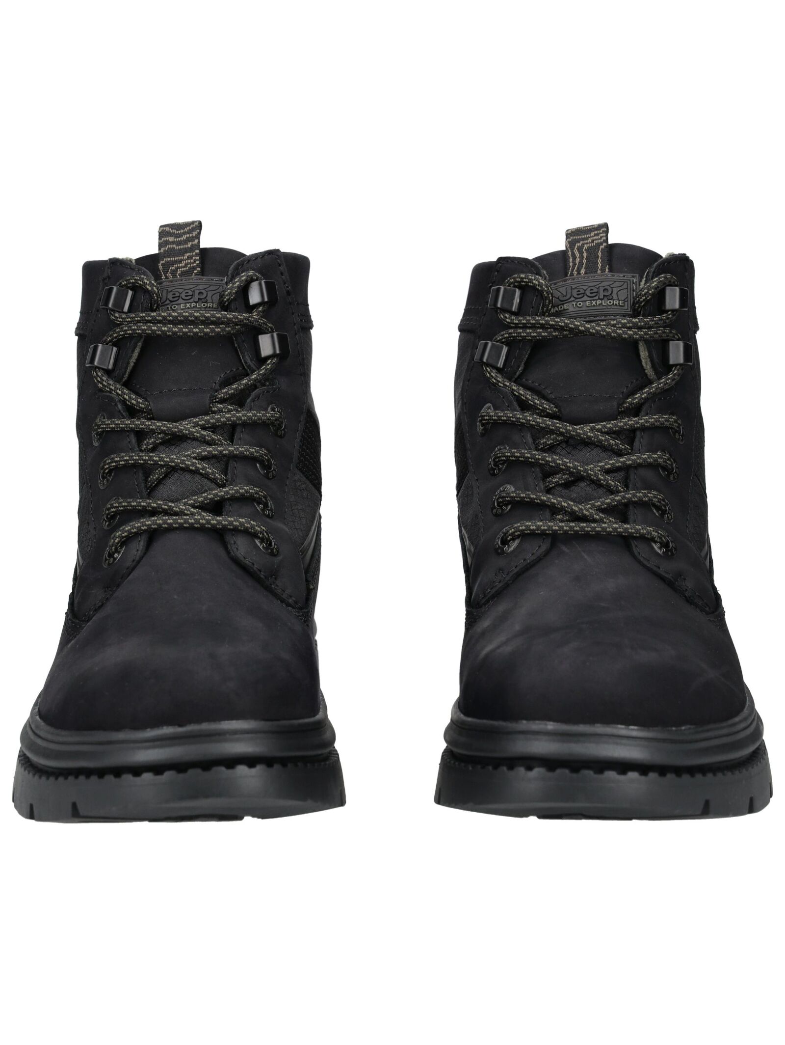 Thumbnail - Jeep Schnürstiefelette "Jeep Stiefelette Leder/Textil"