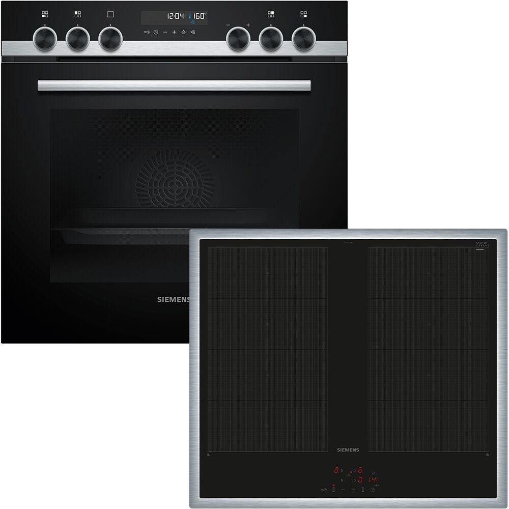 SIEMENS "HE578GBS4" mit Teleskopauszug nachrüstbar Gelingsichere cookControl30 & anpassungsfähige varioInduktion