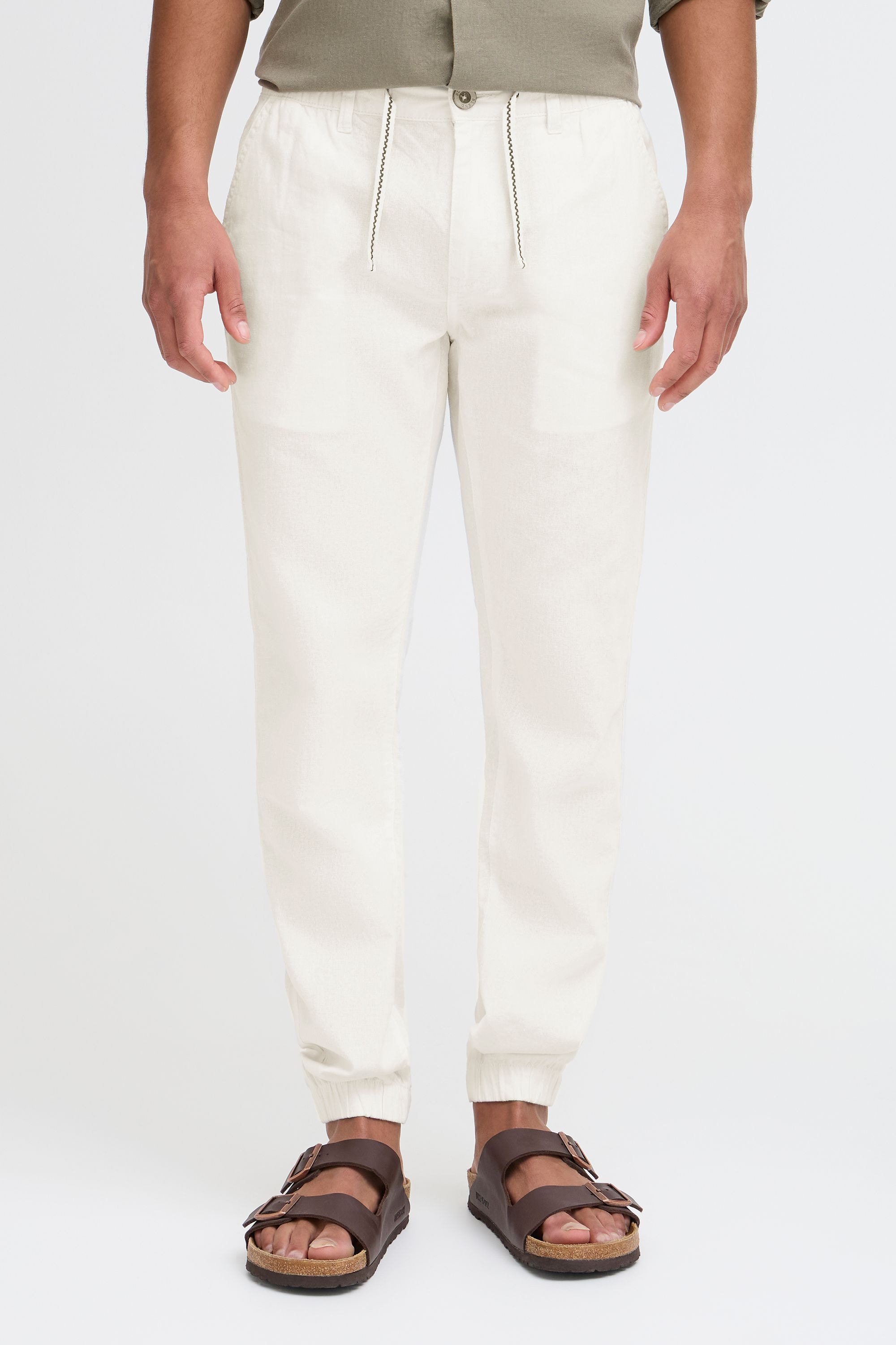 Blend Leinenhose "BHLennik" Lange Chinohose mit Kordeln günstig online kaufen