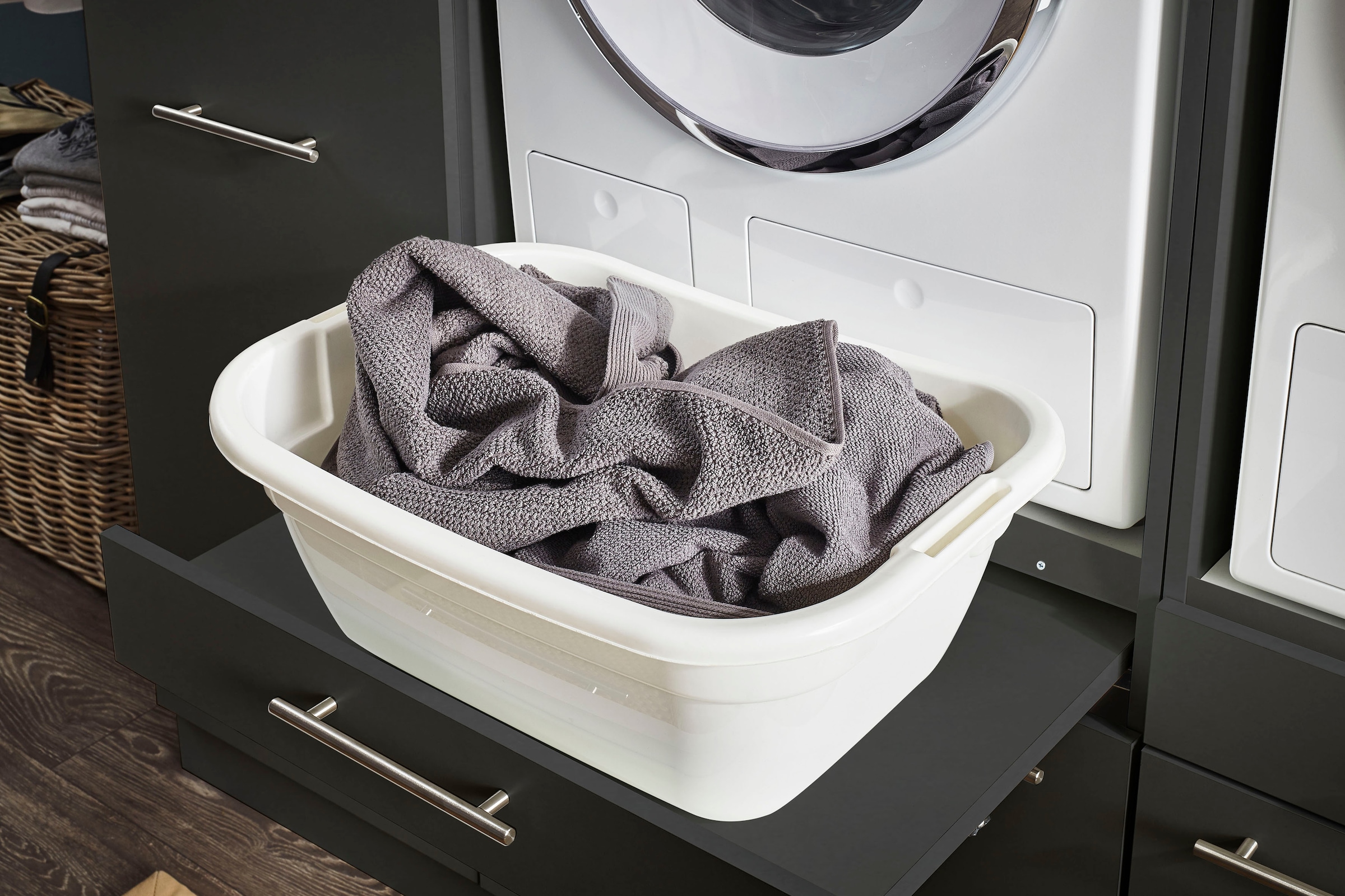 Laundreezy Mehrzweckschrank-Set »LAUNDREEZY LDSK2«, Breite 135 cm