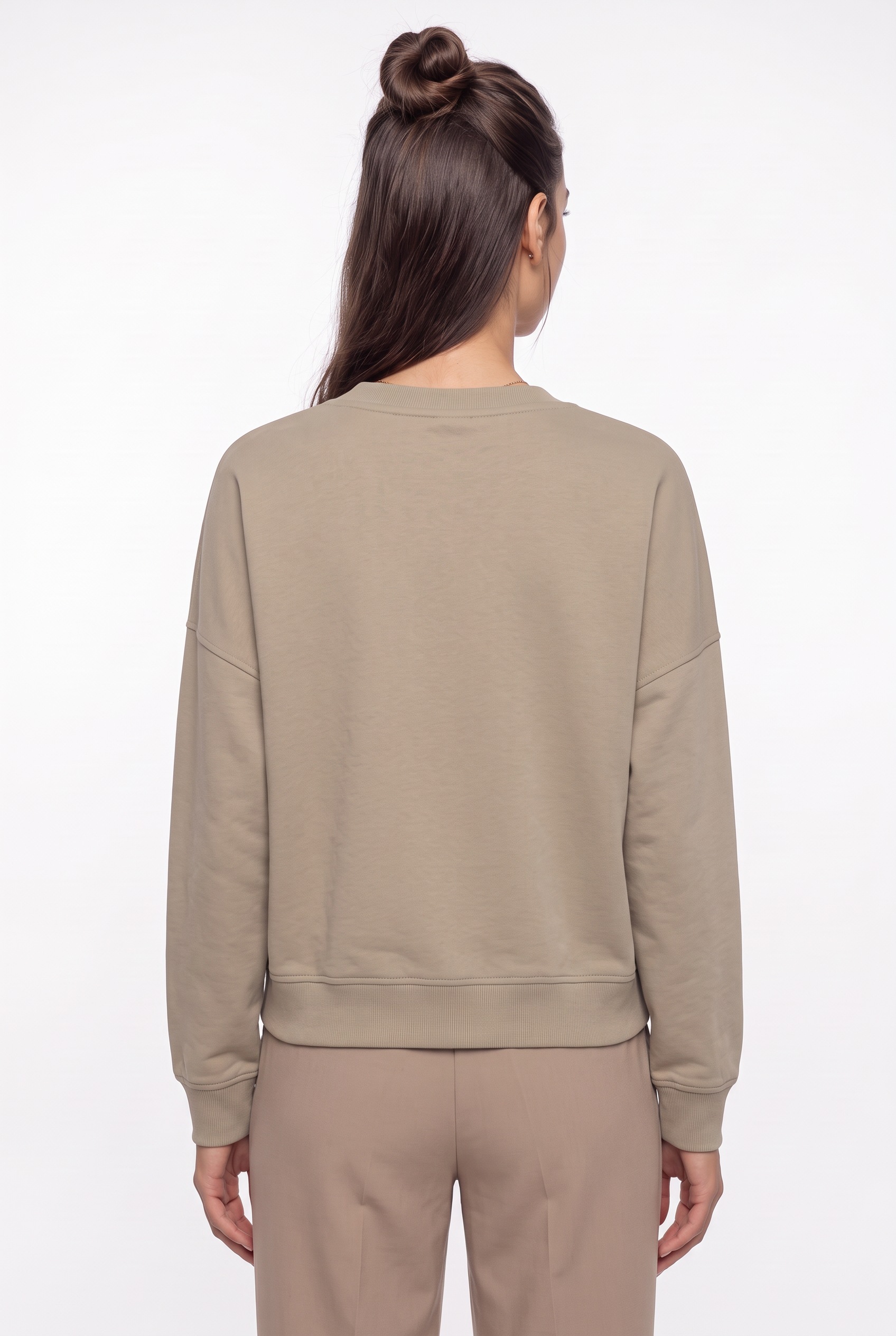 BOSS ORANGE Sweatshirt »Ever Premium Damenmode«, mit Logoschriftzug, Oversize Fit
