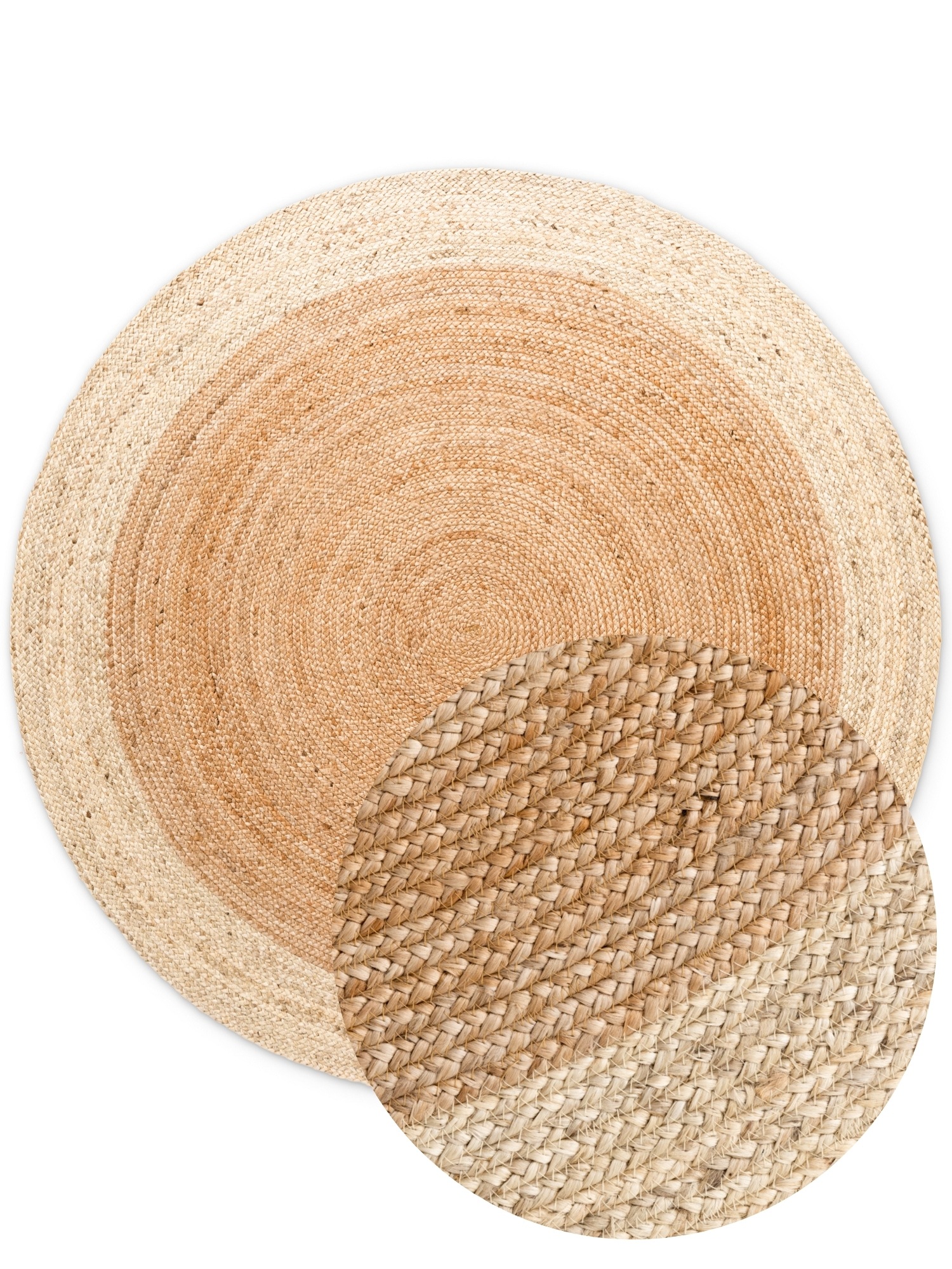 HANSE Home Teppich »Jutta Juteteppich«, rund, 9 mm Höhe, 100% Jutefaser, Natur, Wohnzimmer, Esszimmer, Flur, Boho, Skandi