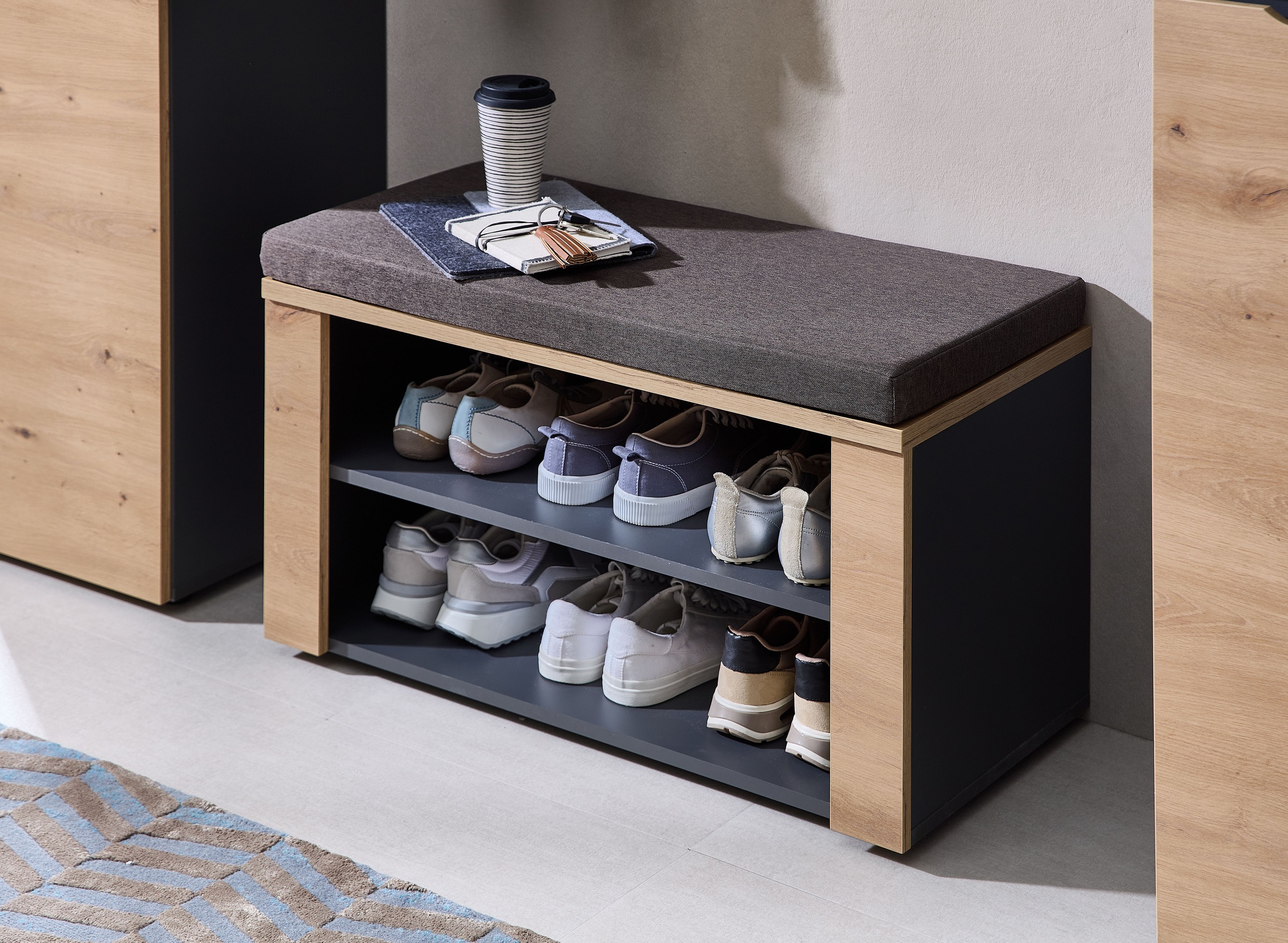 OTTO home Sitzbank "Bergen Sitzbank, 80/48/38 (B/H/T cm)" 1 Stk. tlg. 1 Bod günstig online kaufen