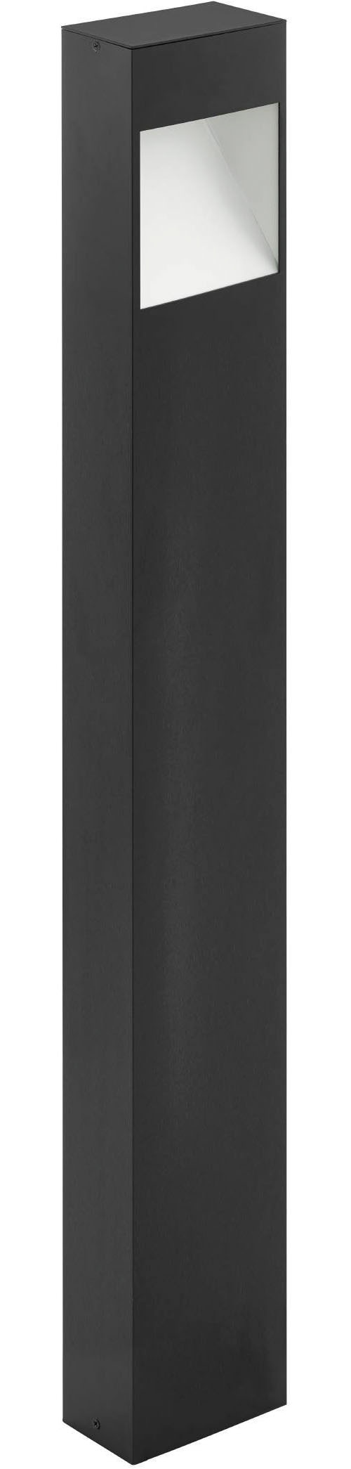 EGLO Stehlampe »Manfira Außen-Stehlampe, Außenleuchte, Alu, IP44, Außenlampe, Lampe« LED-Modul 1 Stk. Warmweiß Stehleuchte - L13,5 x B7,5 x H87 cm - anthrazit, weiß - 10W inkl.