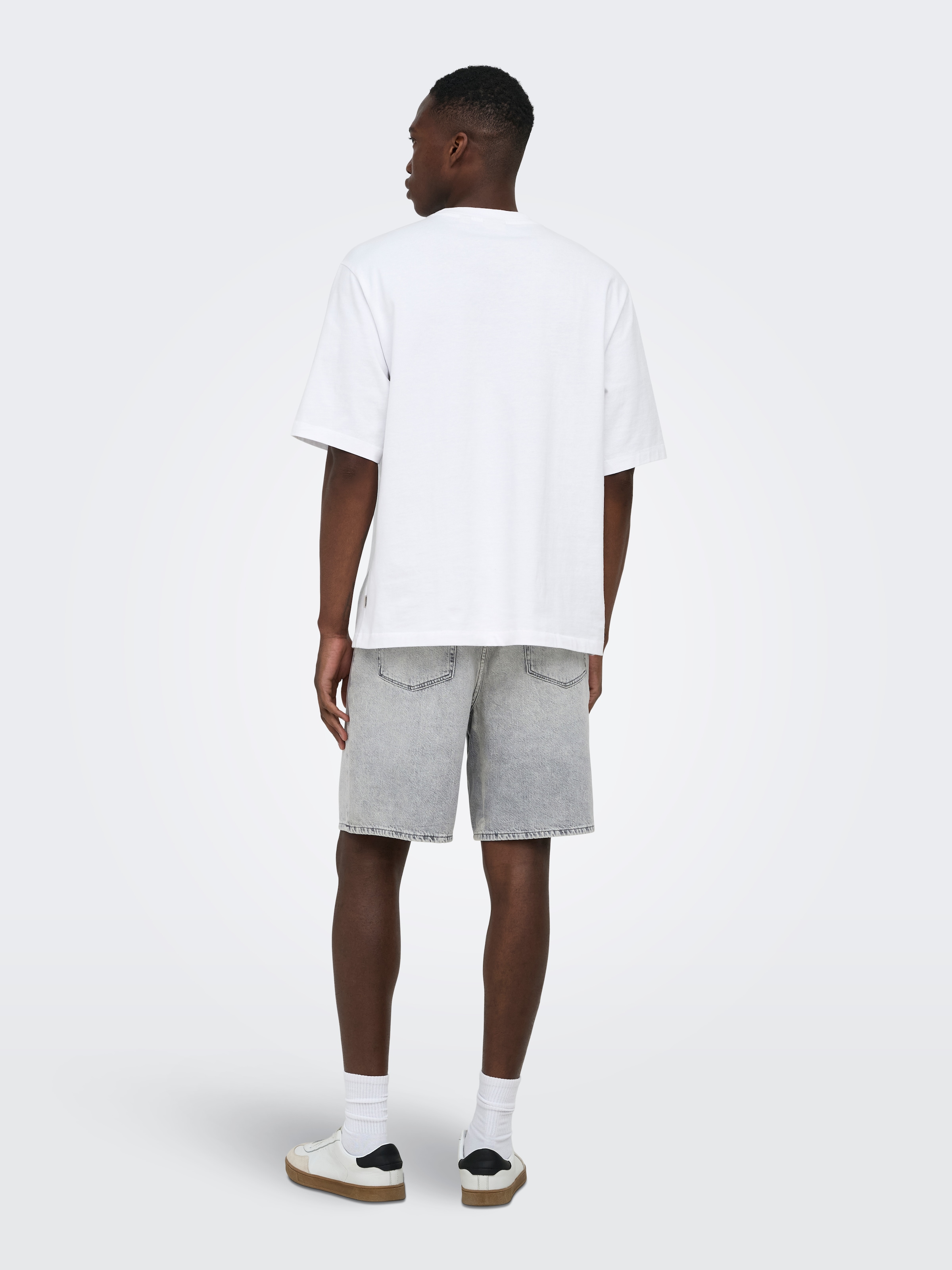 ONLY & SONS Jeansshorts »ONSFADE LMG 3157 TAI DNM SHORTS NOOS« Baumwolle, loose fit