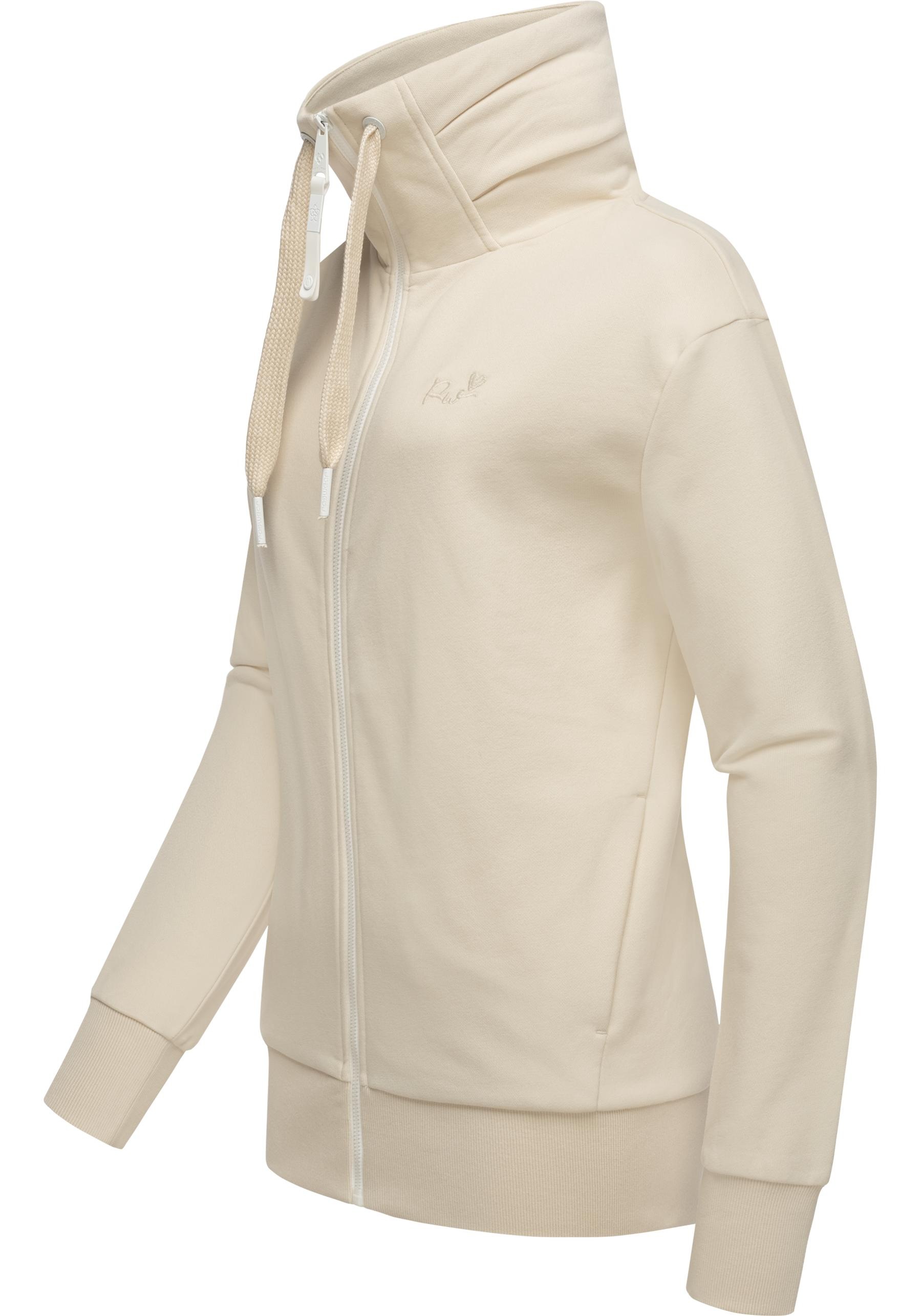 Ragwear Sweatjacke "Shocky", sportliche Damen Zip-Hoodie mit Kordeln günstig online kaufen