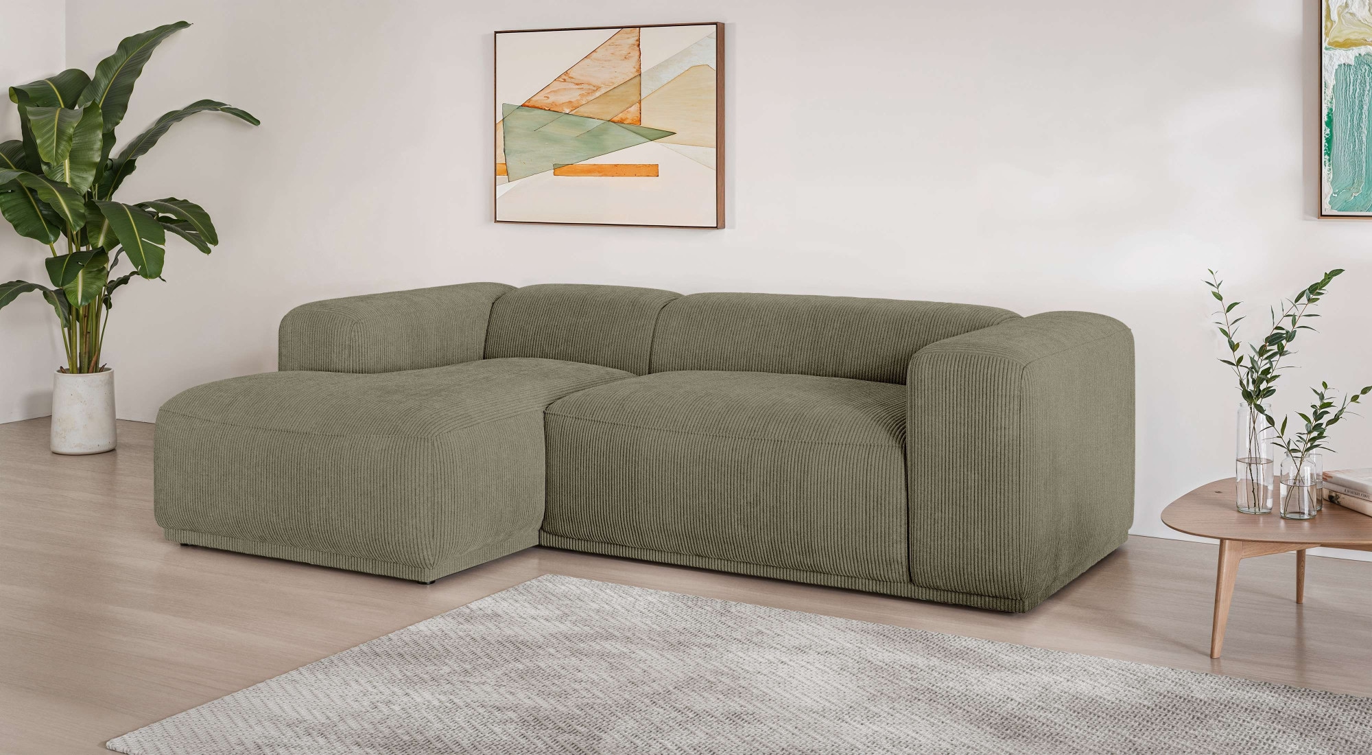 s.Oliver Ecksofa "EMMERIK Designersofa, L-Form mit Wellenfederung, B/T/H: 2 günstig online kaufen