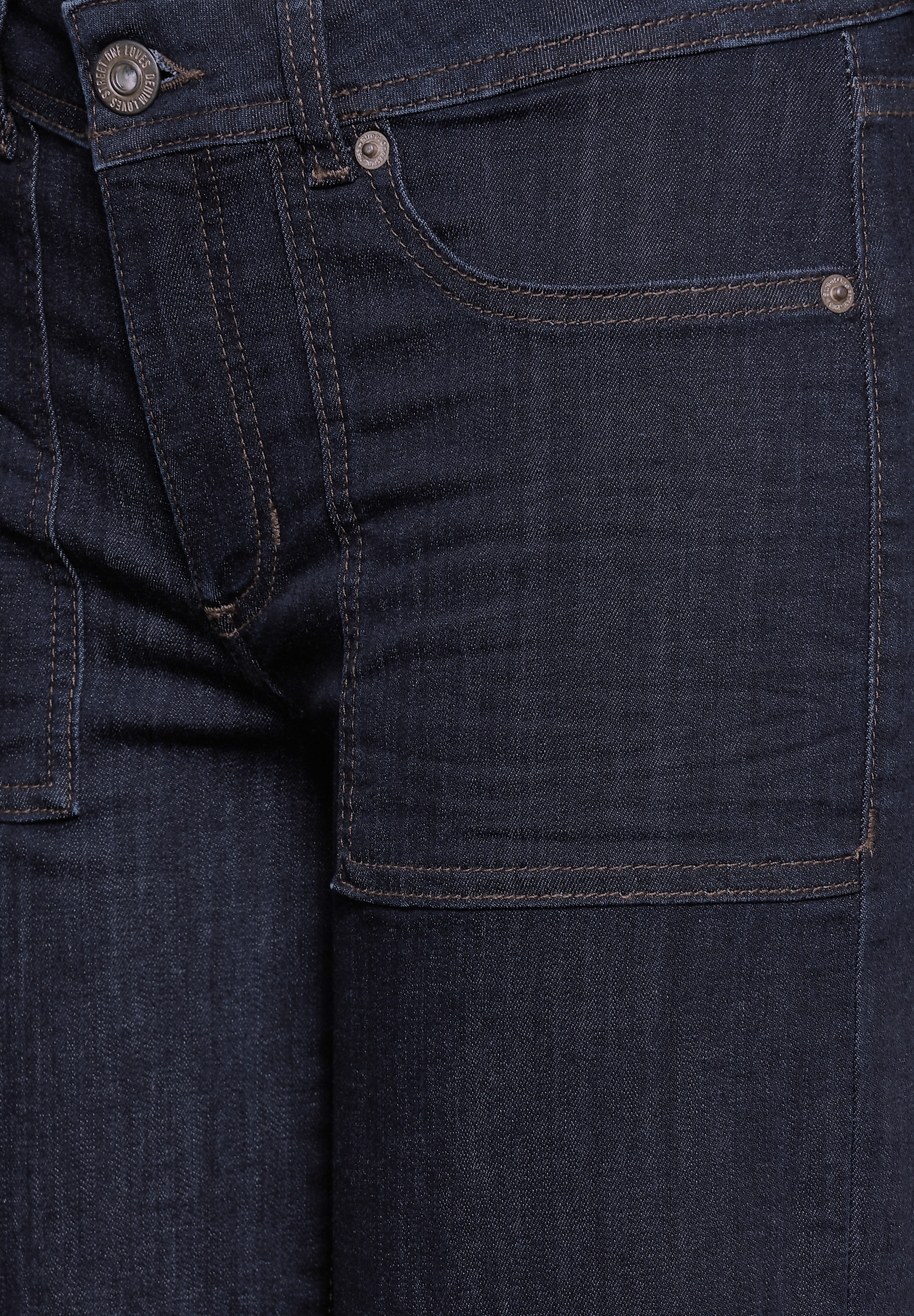 STREET ONE Comfort-fit-Jeans, Middle Waist