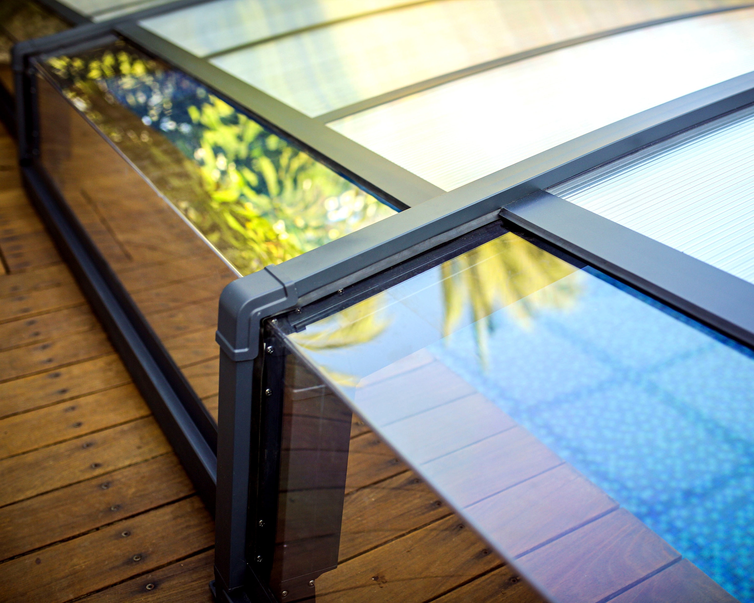 Palram - Canopia Poolverdeck »Palram - Canopia Poolüberdachung Majorca«, für rechteckige Pools bis zu 4 x 6 m geeignet