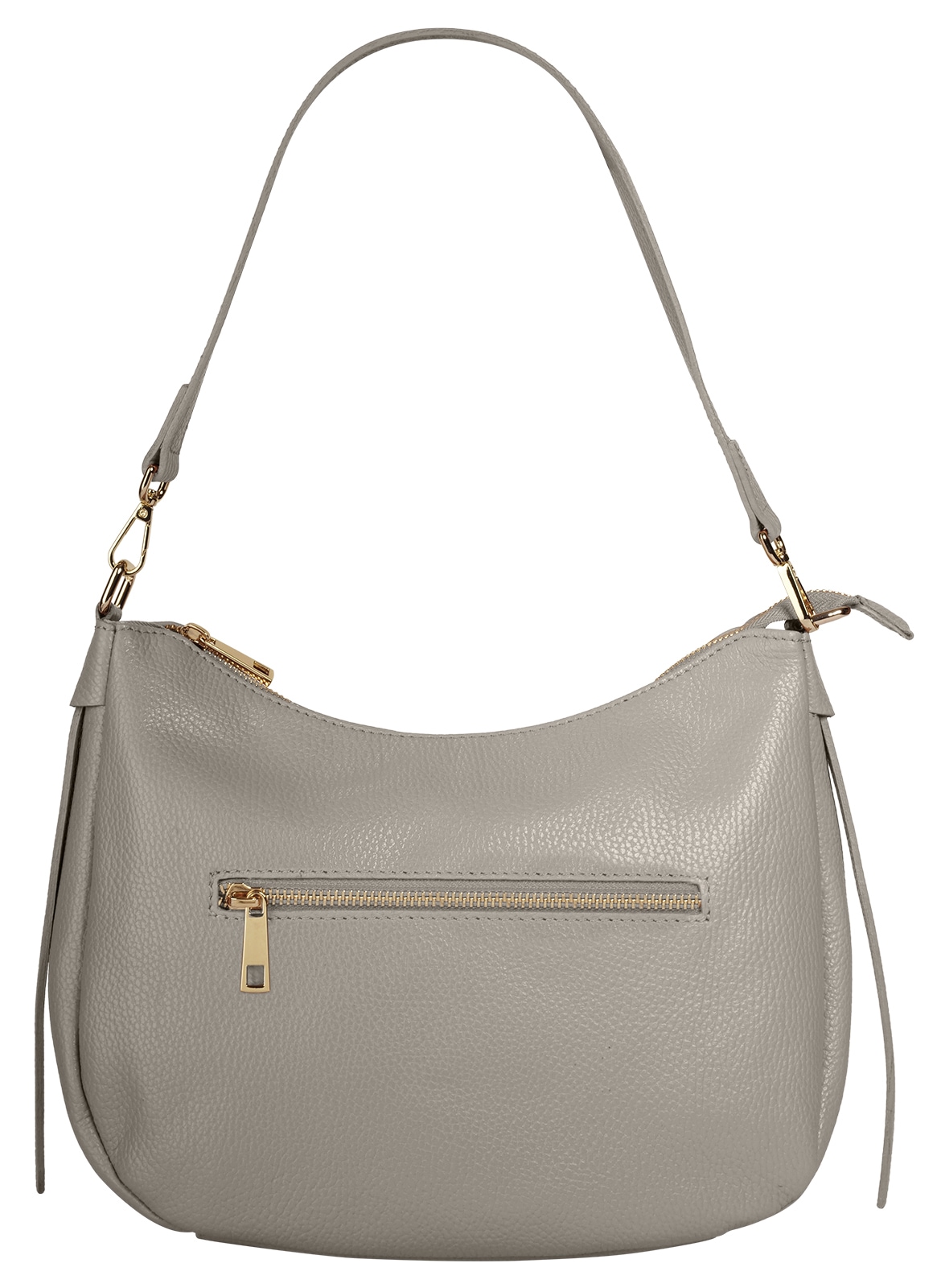 Cluty Umhängetasche, echt Leder, Made in Italy