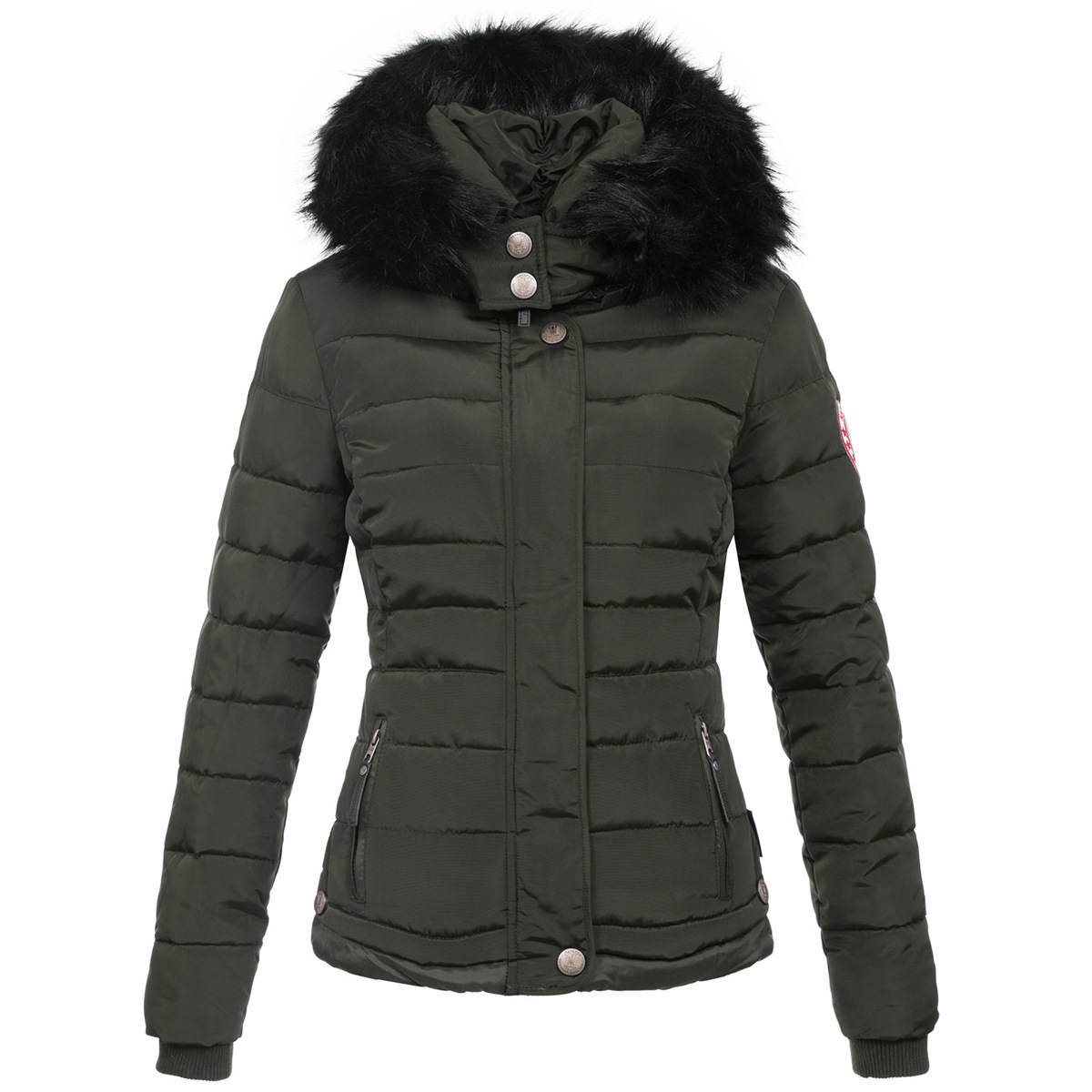 Navahoo Steppjacke »Chloe«, hochwertige Winterjacke mit abnehmbarer Kapuze