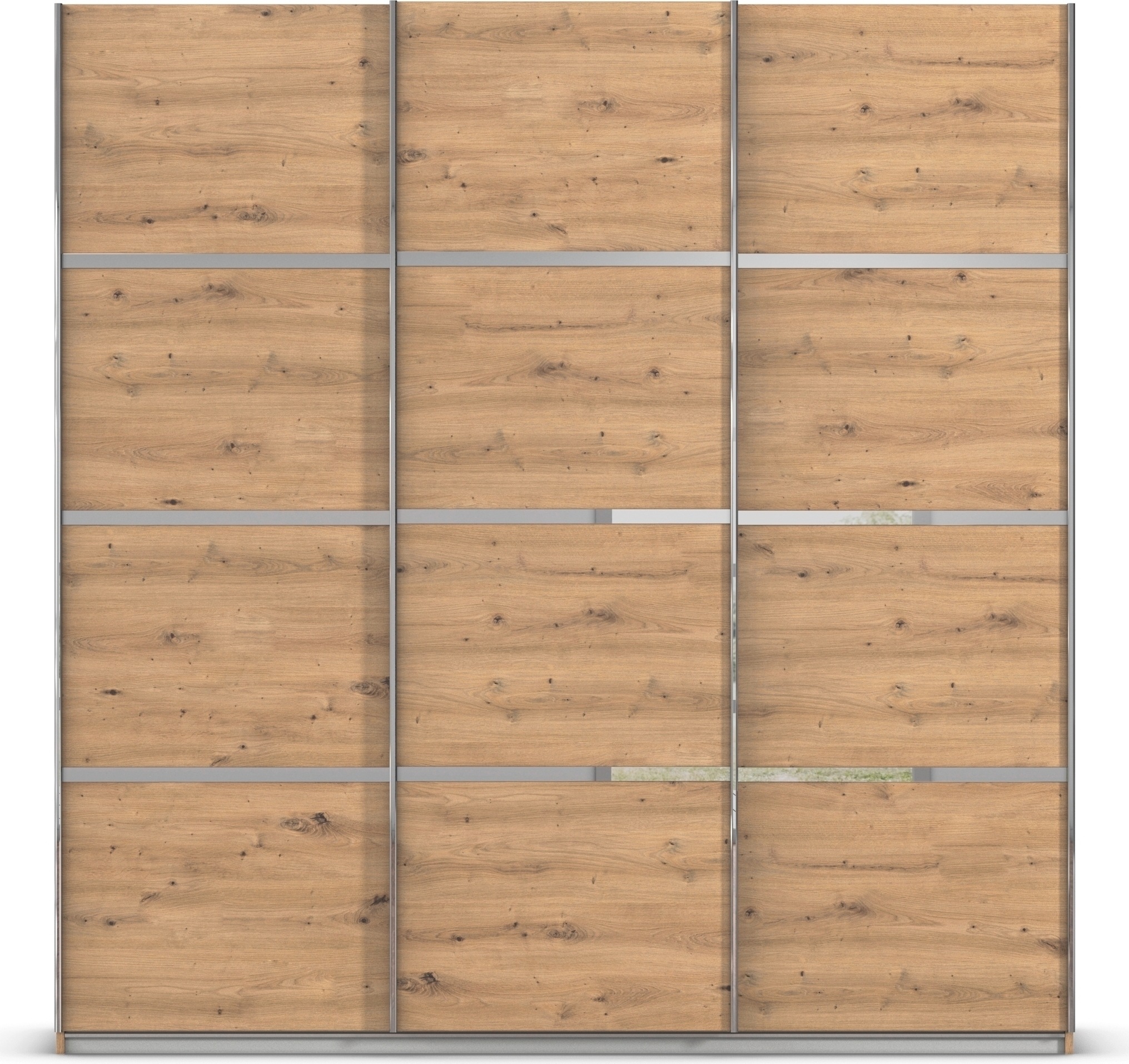rauch Kleiderschrank »Schwebetürenschrank OTTO´s Choice Garderobe Schrank TOP ANGEBOT Avola«, (in 3 verschiedenen Ausstattungen BASIC/CLASSIC/PREMIUM), mit eleganten Zierleisten in Chrom, Schwarz oder Weiß MADE IN GERMANY
