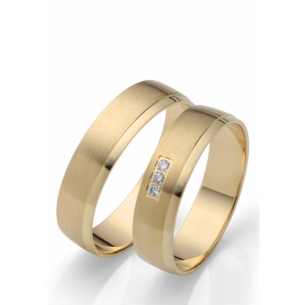 Firetti Trauring »Schmuck Geschenk Gold 375 Hochzeit Ehering "LIEBE"«