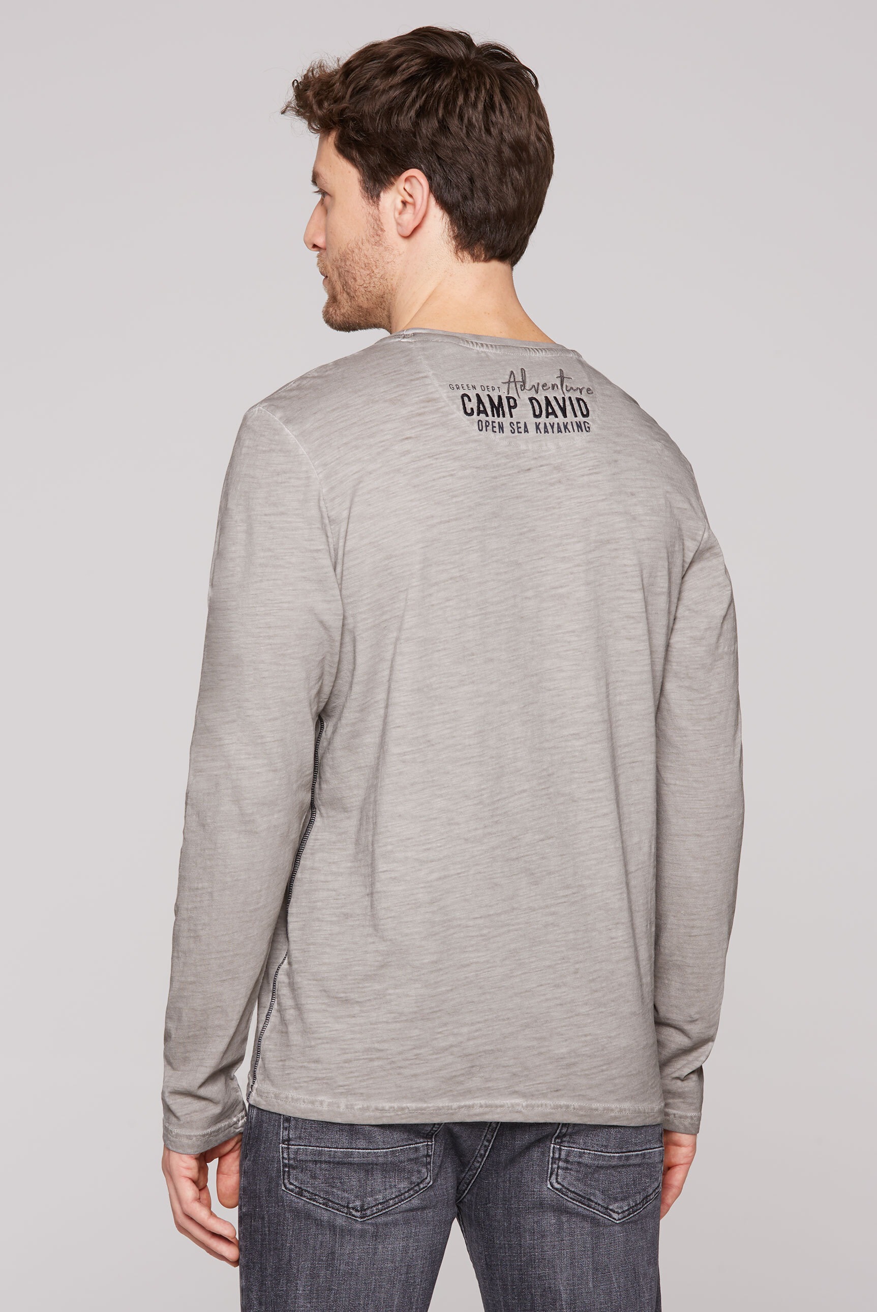 CAMP DAVID Rundhalsshirt, aus Baumwolle