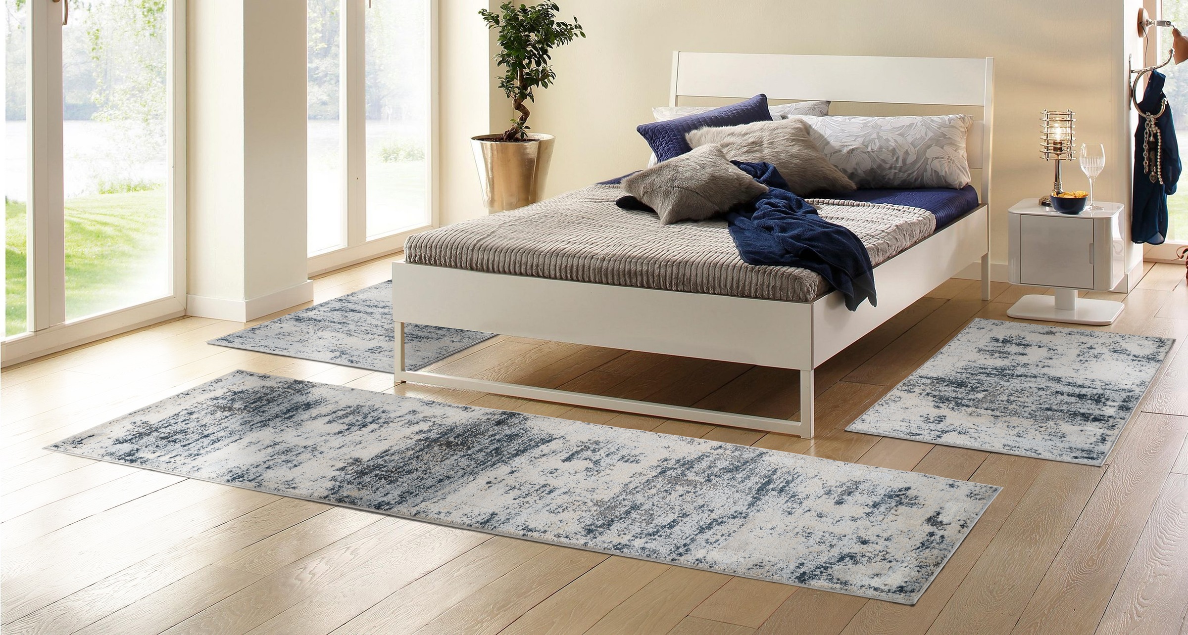 OTTO home Bettumrandung "Hamsa" Höhe 9 mm 3 Stk. tlg. dezenter Glanz, Schru günstig online kaufen