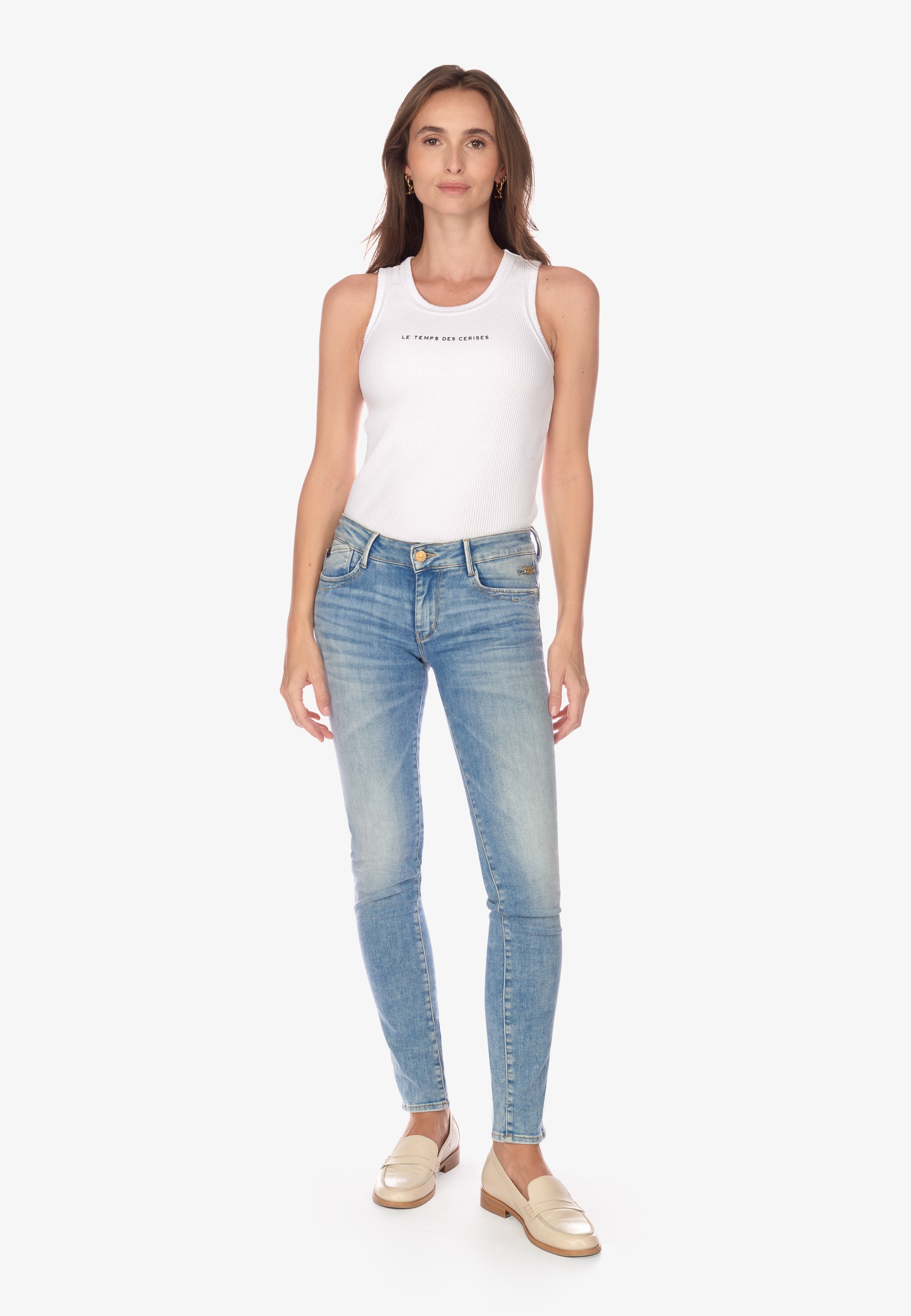 Thumbnail - Le Temps Des Cerises Slim-fit-Jeans "PULP" mit Plumping-Effekt