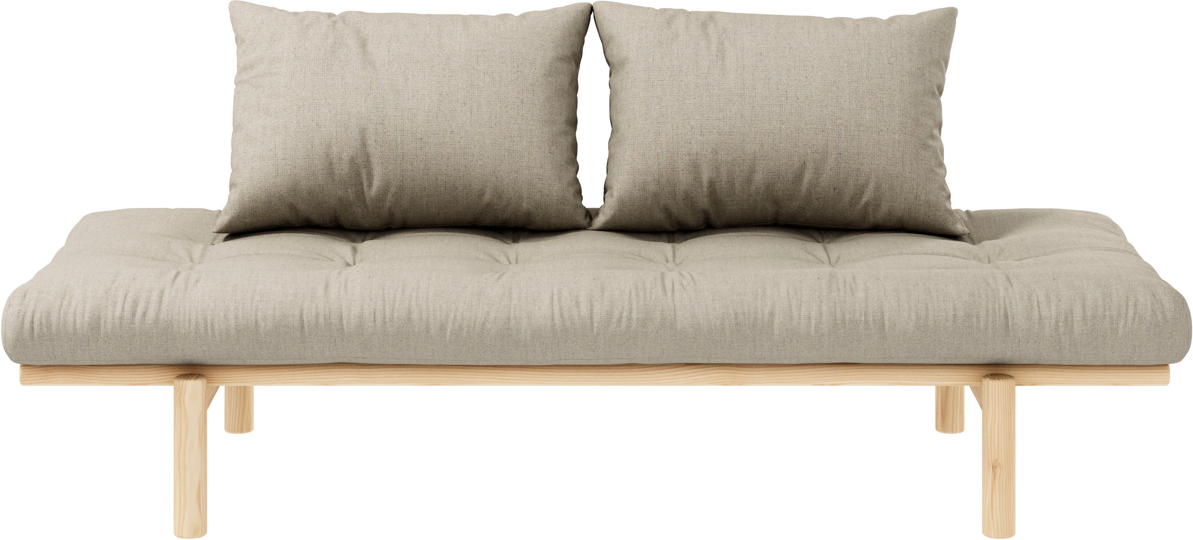 Karup Design Daybett "Pace" Set, 2 Stk. tlg. aus massiven Kiefernholz, inkl. Futonmatratze