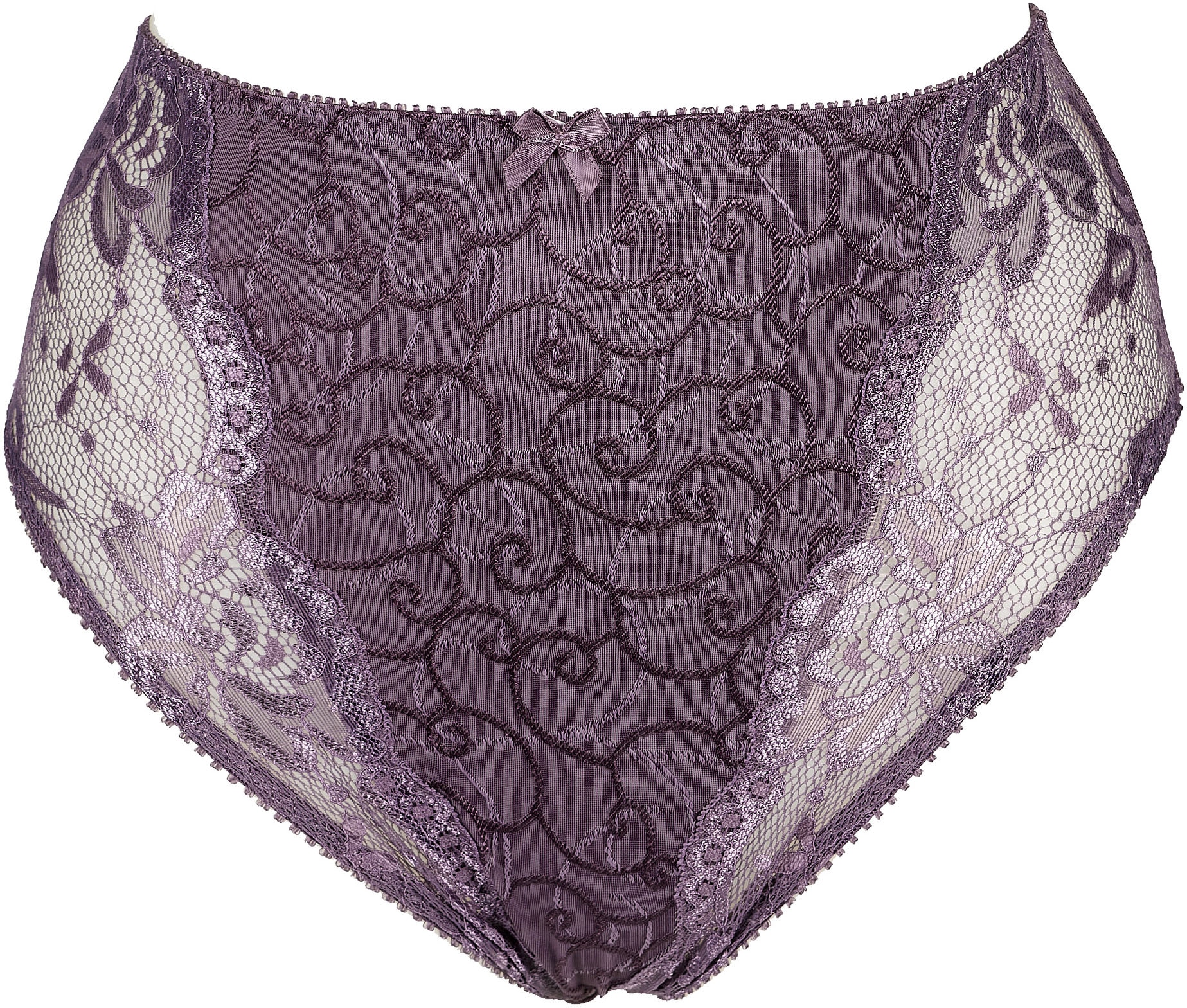 Elbrina High-Waist-Slip "EMBROIDERY", mit zartem Schleifendetail