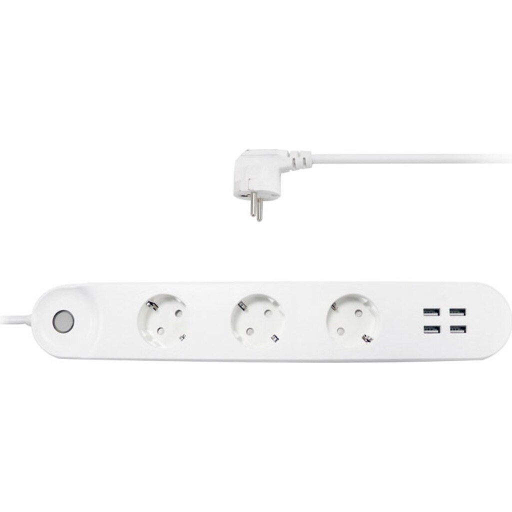 Hyrican Steckdosenleiste »Hyrican Smart WIFI Steckdosenleiste 3xAC, 4xUSB, 10A, 2300W Alex«