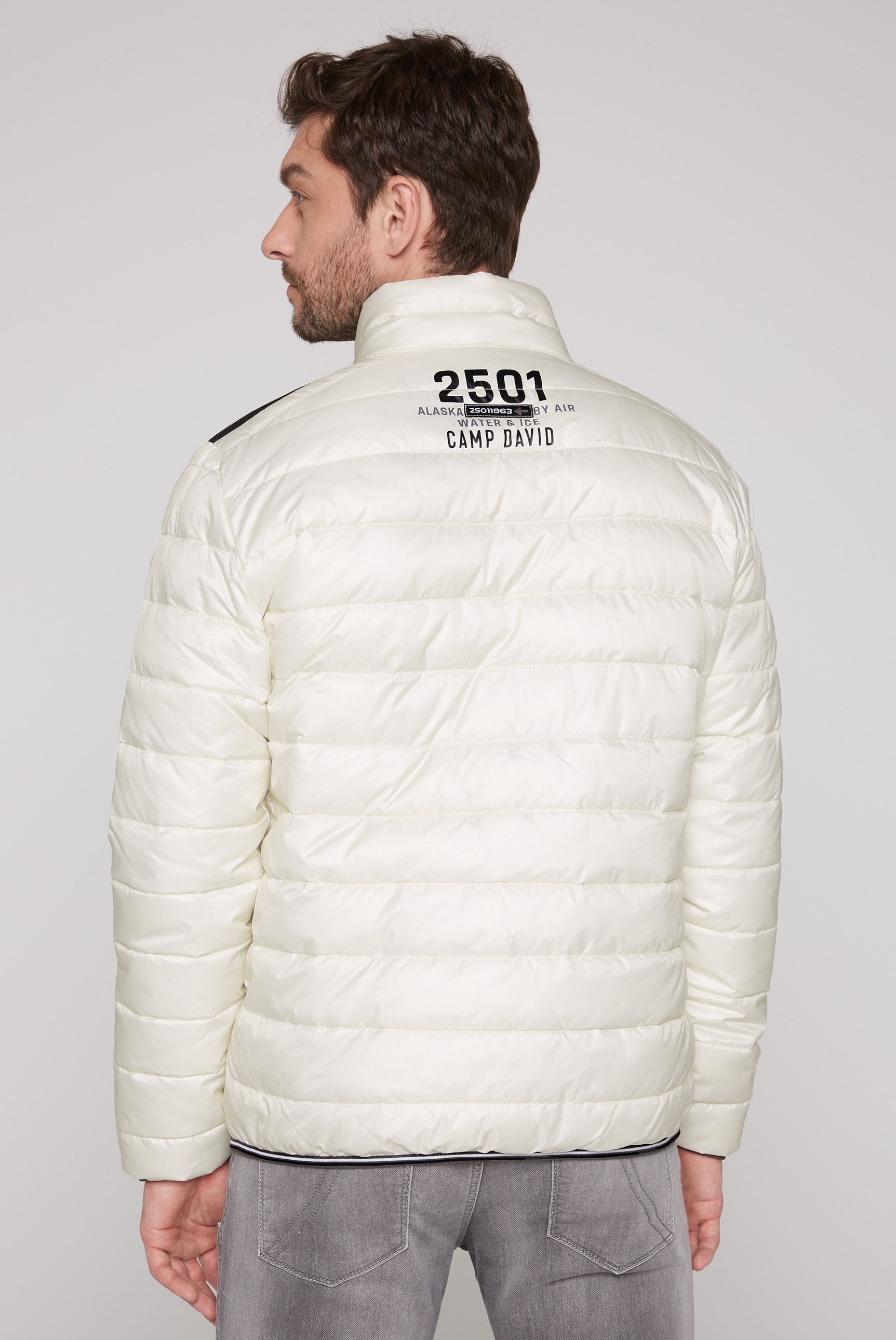 CAMP DAVID Outdoorjacke, ohne Kapuze, mit elastischem Saumabschluss