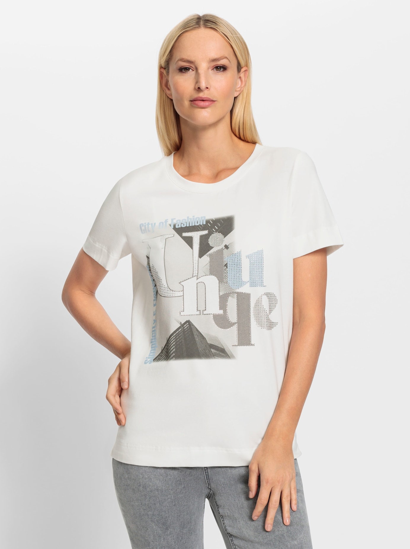 heine Rundhalsshirt »Shirt«, (1 tlg.)
