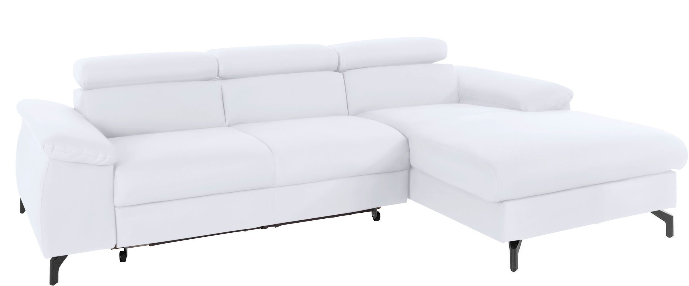 COTTA Ecksofa "Kitty L-Form, B: 242 cm" mit Kopfteilverstellung, optional B günstig online kaufen
