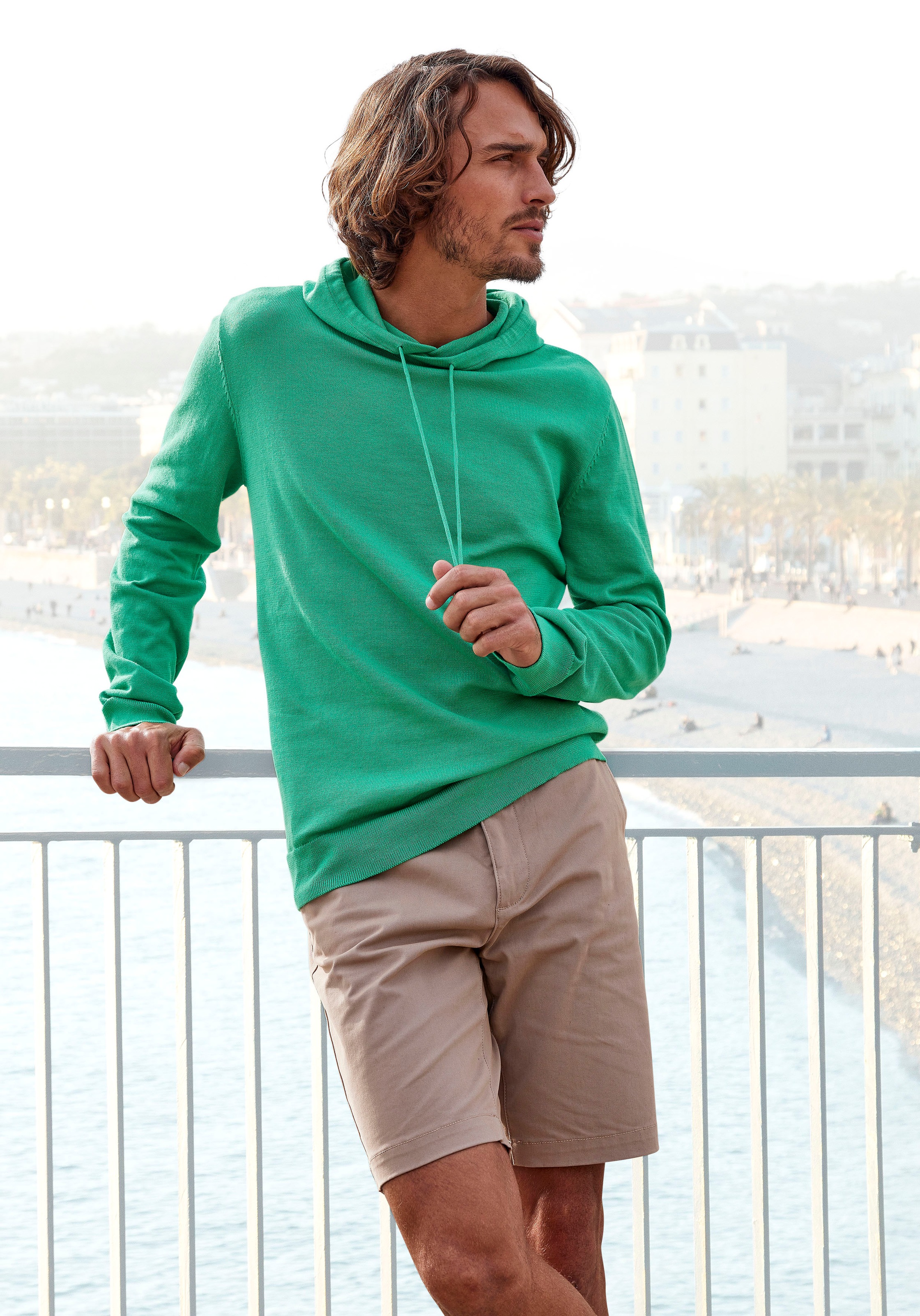 H.I.S Kapuzenpullover, Feinstrick in legerer Form kaufen