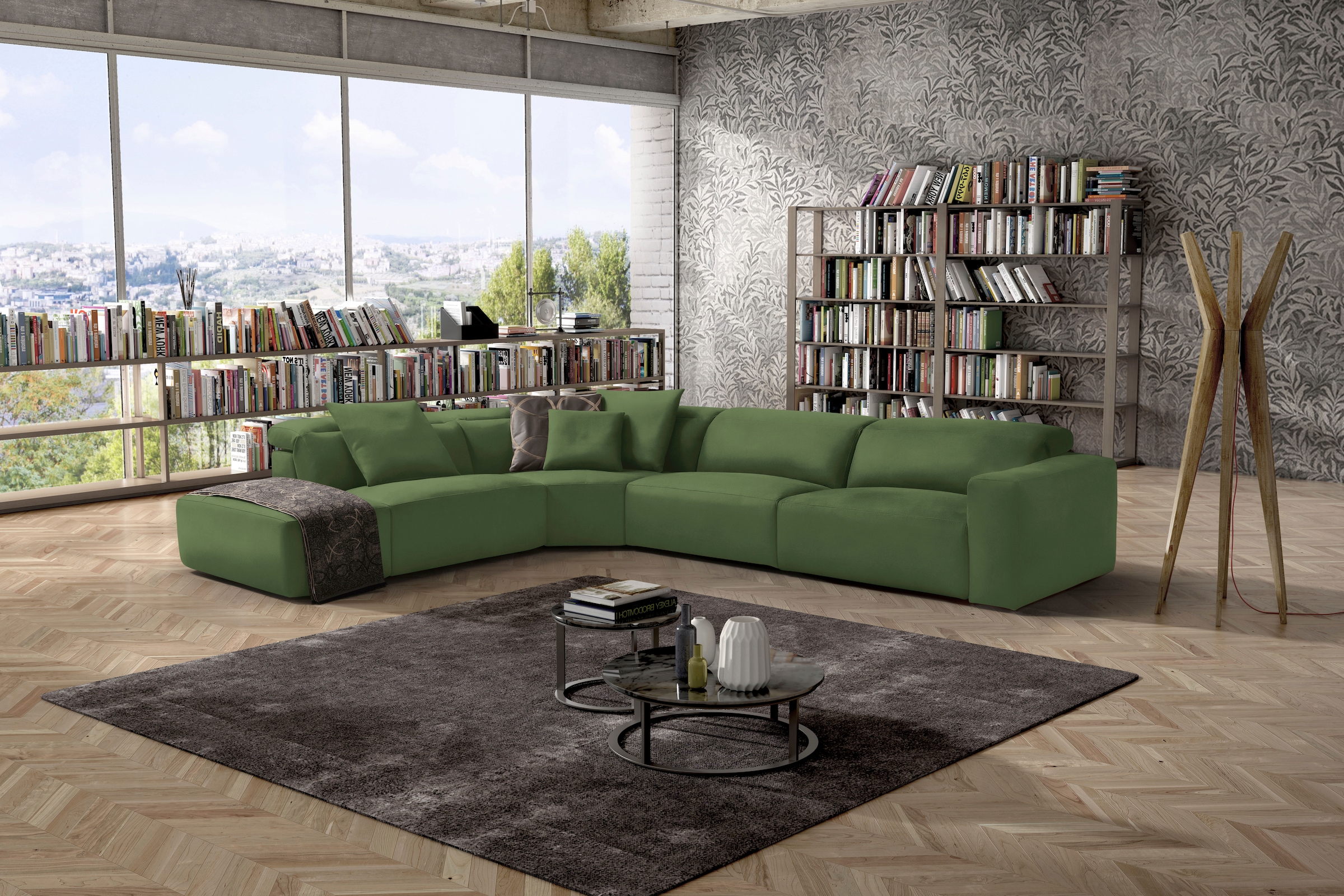 Egoitaliano Ecksofa "Beverly, extravangantes Designsofa mit erstklassigem S günstig online kaufen
