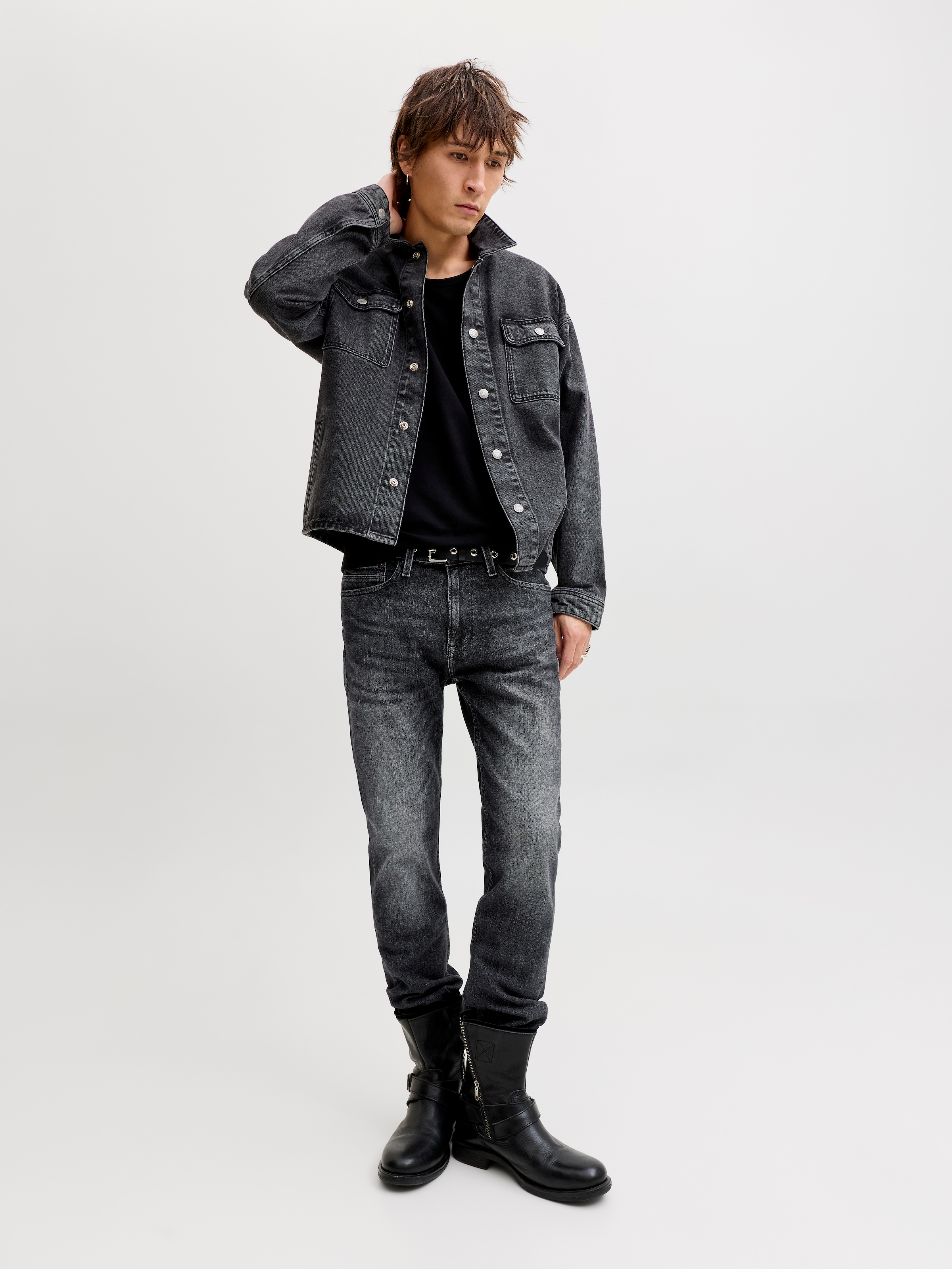 Jack & Jones Regular-fit-Jeans »JJICLARK JJVINTAGE NOOS« Baumwollmischung, regular fit
