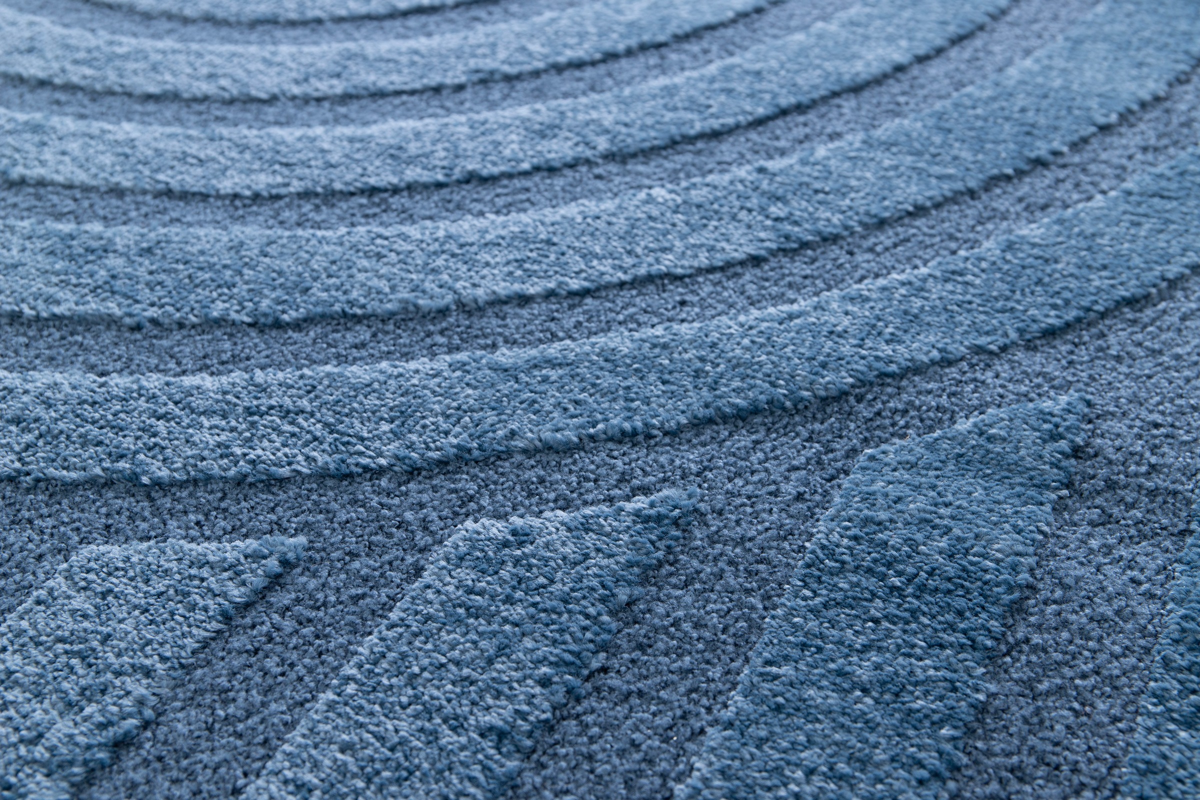 Thumbnail - Primaflor-Ideen in Textil Teppich "COSMO Swing, Made in Belgium" rechteckig 14 mm Höhe modernes Design, Hoch-Tief Effekt...