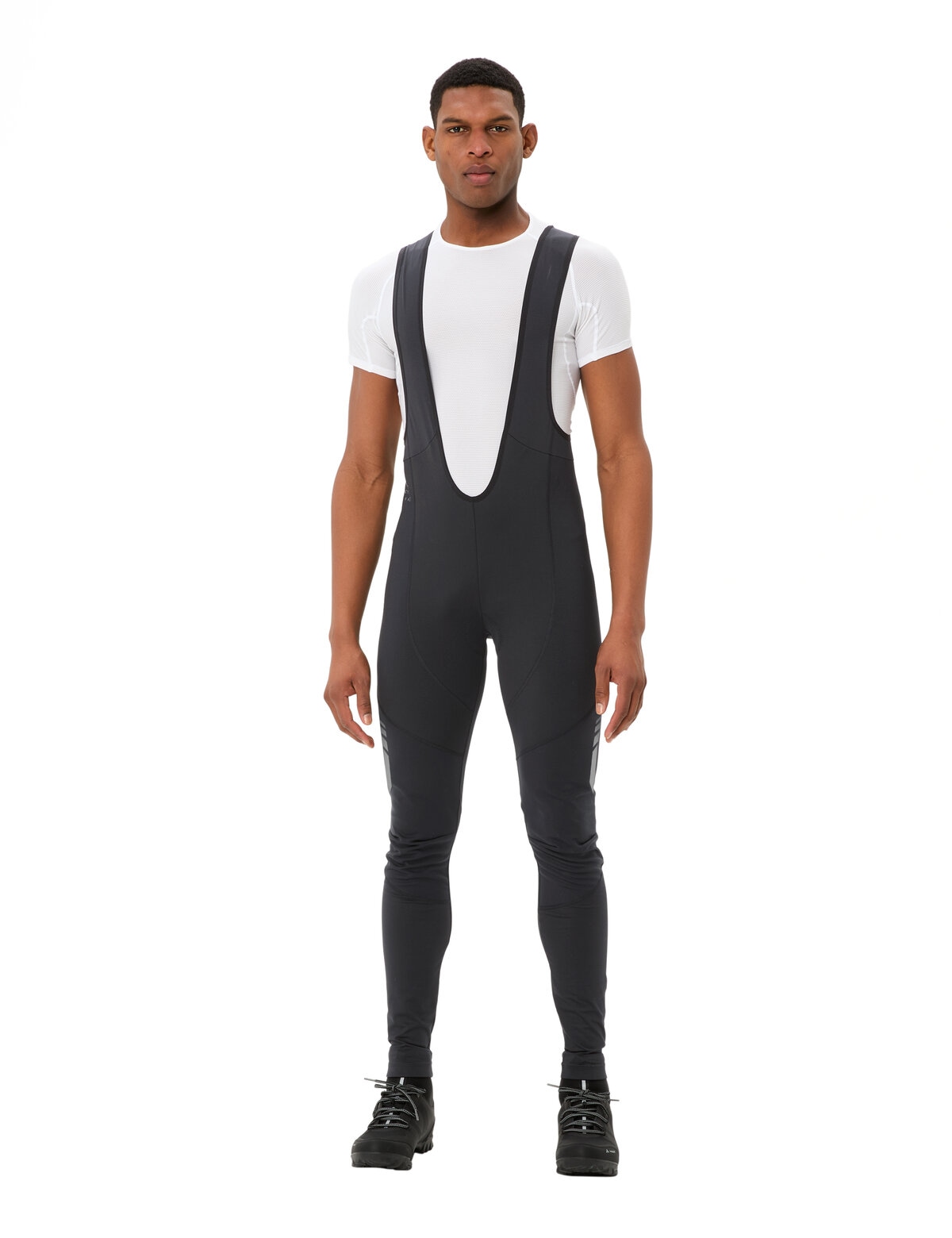VAUDE Herren Radhose, schwarz, Gr. XS, unifarben, Obermaterial: 88% Polyester, 12% Elasthan, Hosen, ergonische Schnittführung, atmungsaktiv