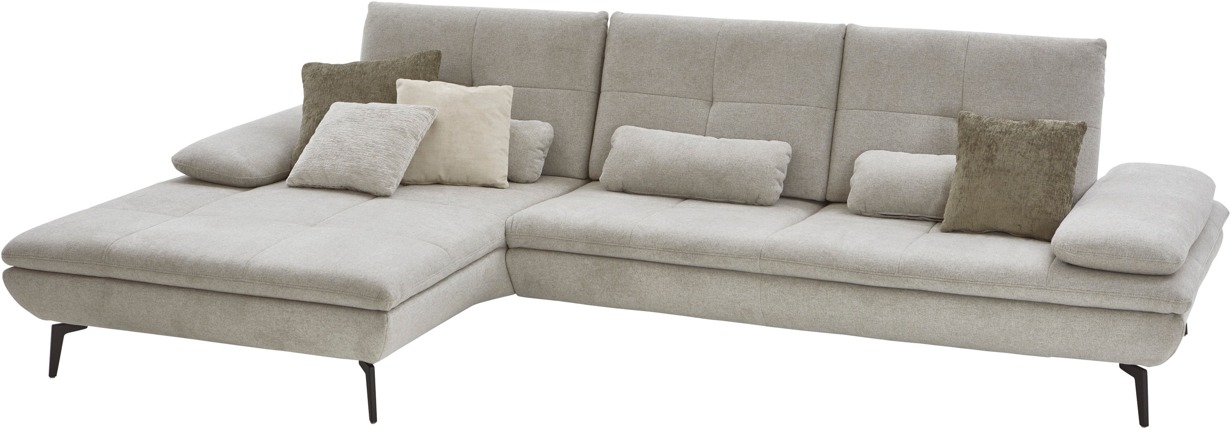 Die PlanBar Ecksofa »MP-IN23002 L-Form«, (2 St.), wahlweise mit Armteil- und Sitztiefenverstellung