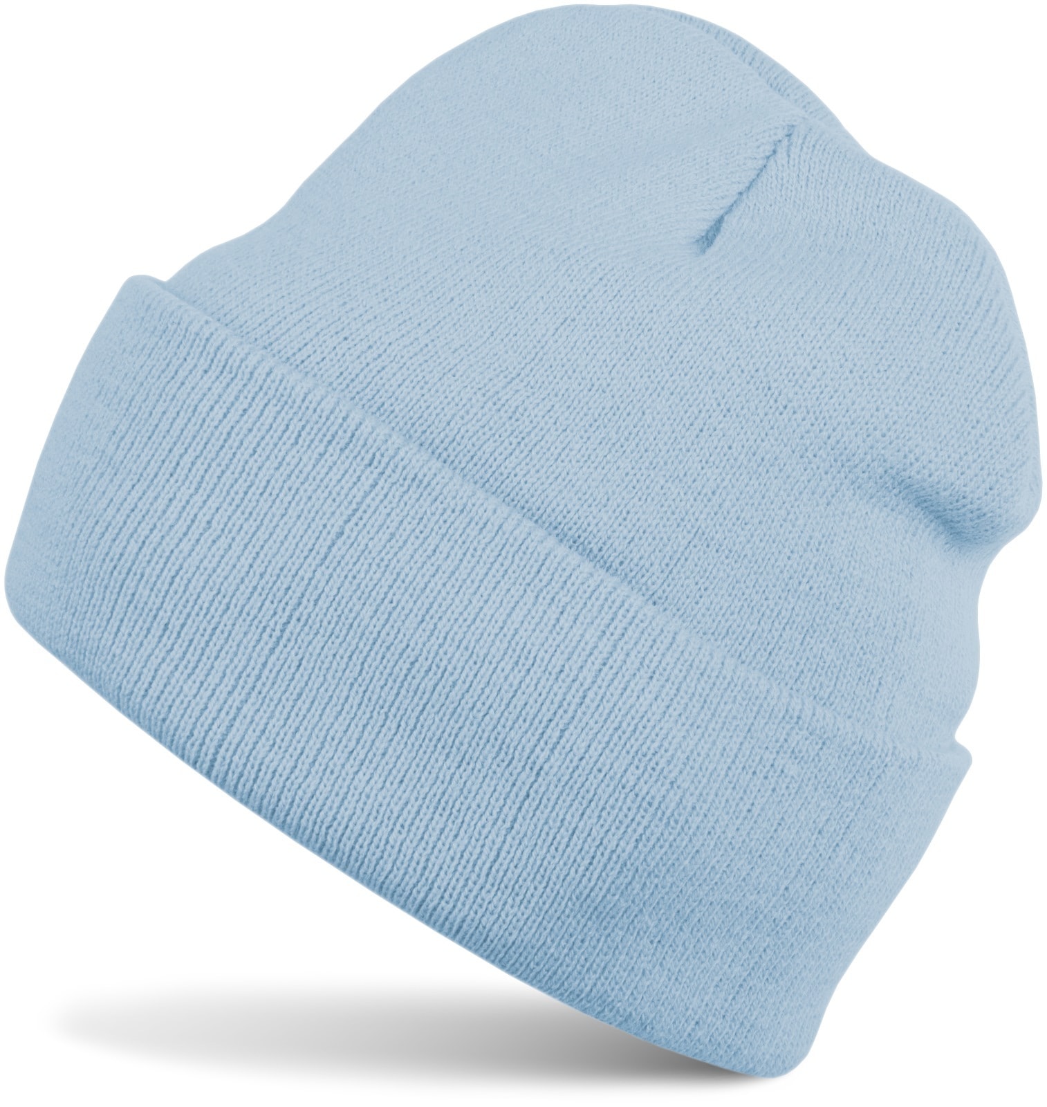 styleBREAKER Strickmütze "Kinder Strickmütze mit Krempe" 1 Stk.