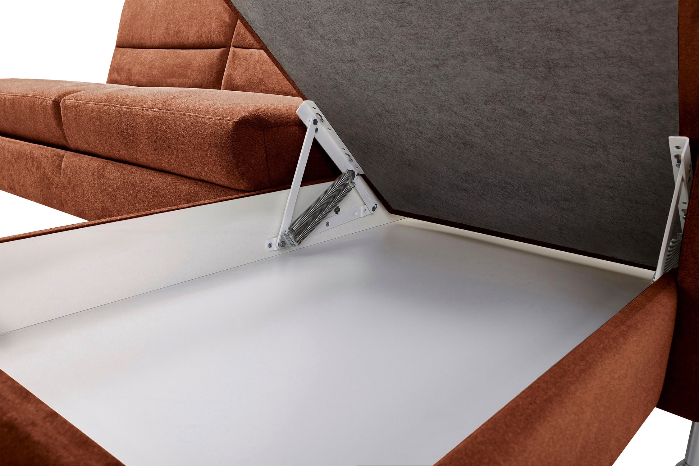 CALIZZA INTERIORS Ecksofa »Onyx L-Form«, Recamiere links oder rechts, wahlweise mit Bettfunktion, Breite 270 cm