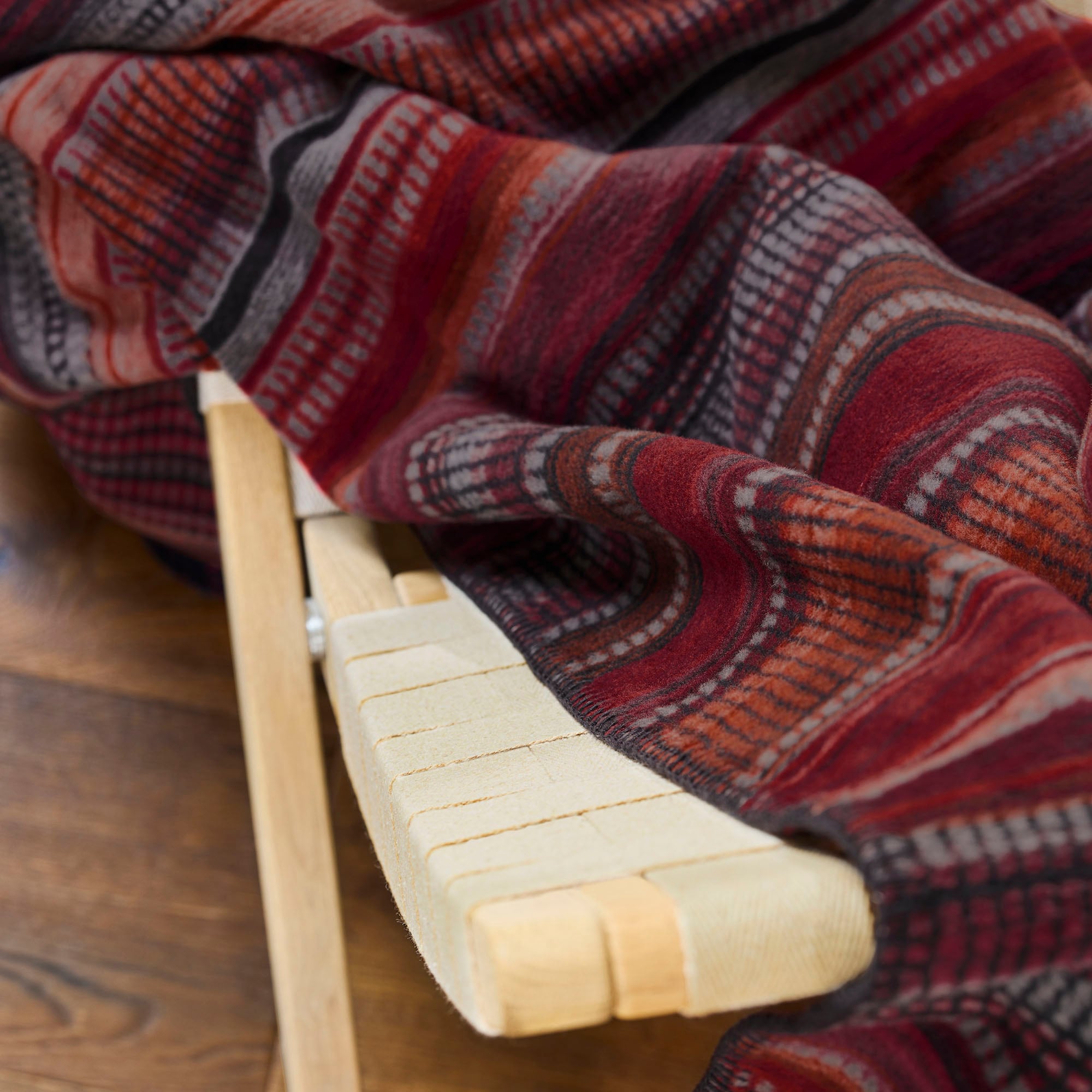 IBENA Wohndecke BAUR Streifen auf »Jacquard Decke mit Rechnung | Guntur«, bunten