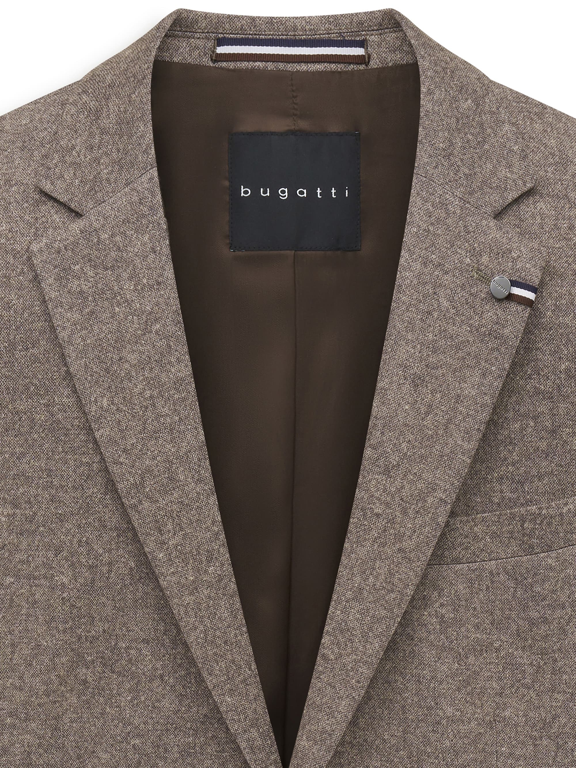 bugatti Anzugsakko »Regular Fit« Regular Fit Reverskragen Baumwollmix