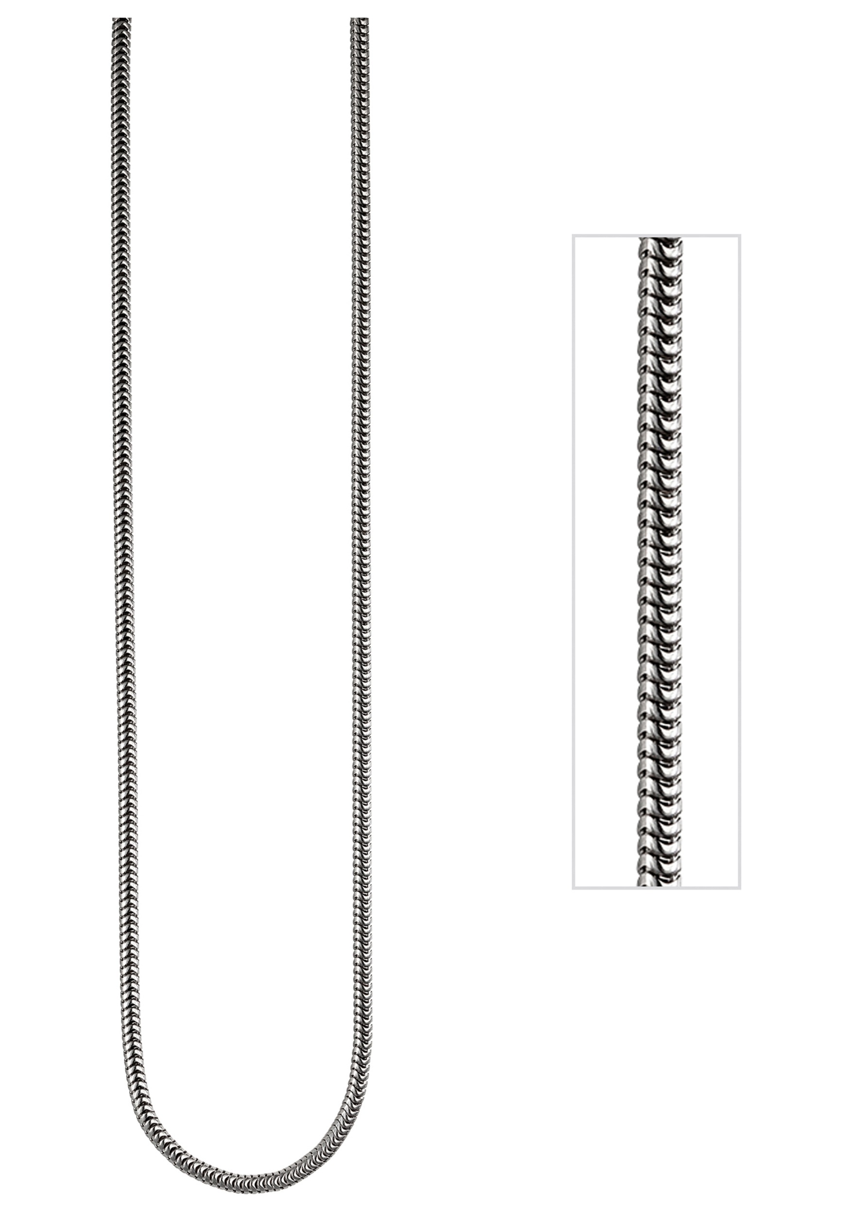 JOBO Silberkette, Schlangenkette 925 Silber 45 cm