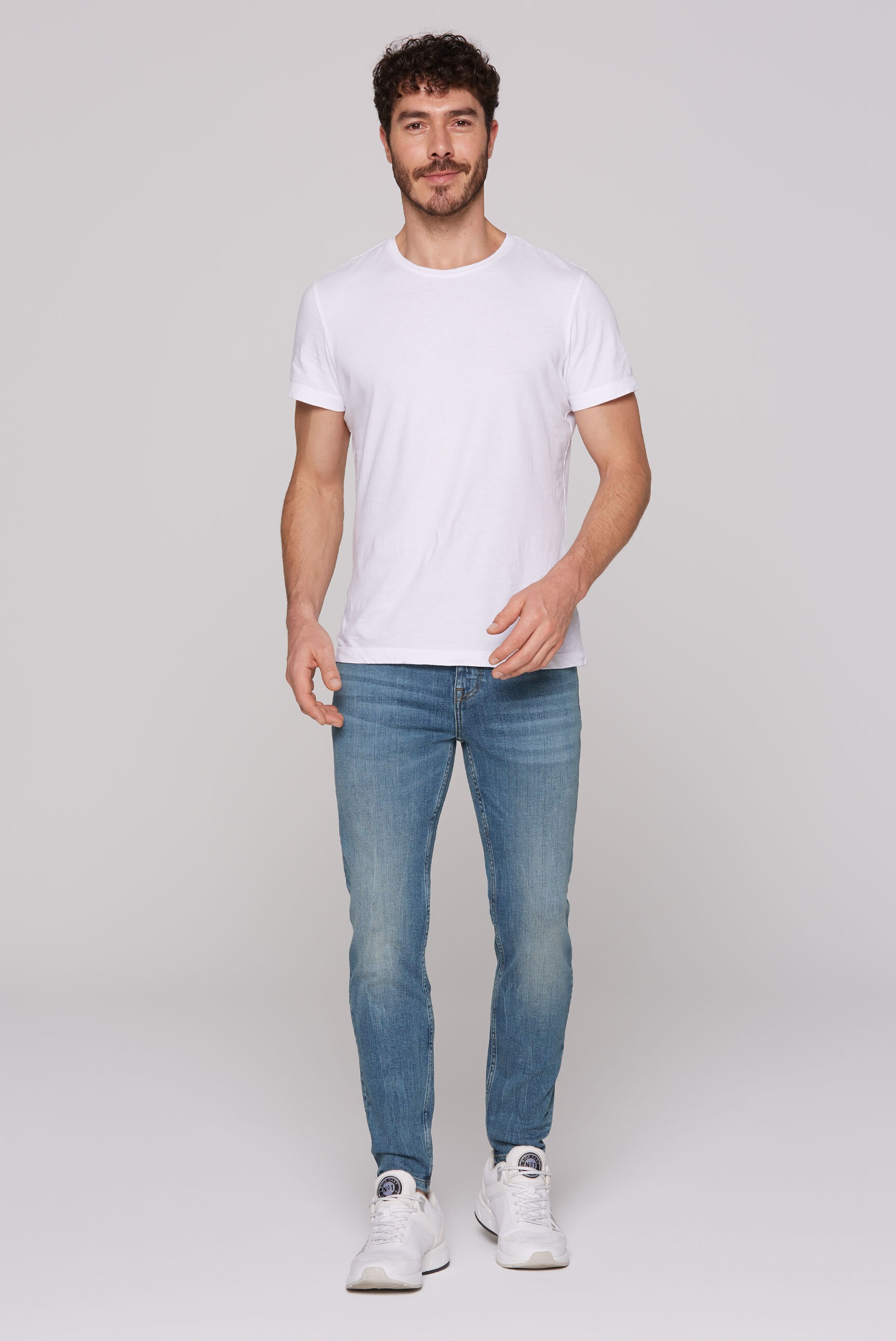 CAMP DAVID Slim-fit-Jeans, mit zwei Leibhöhen