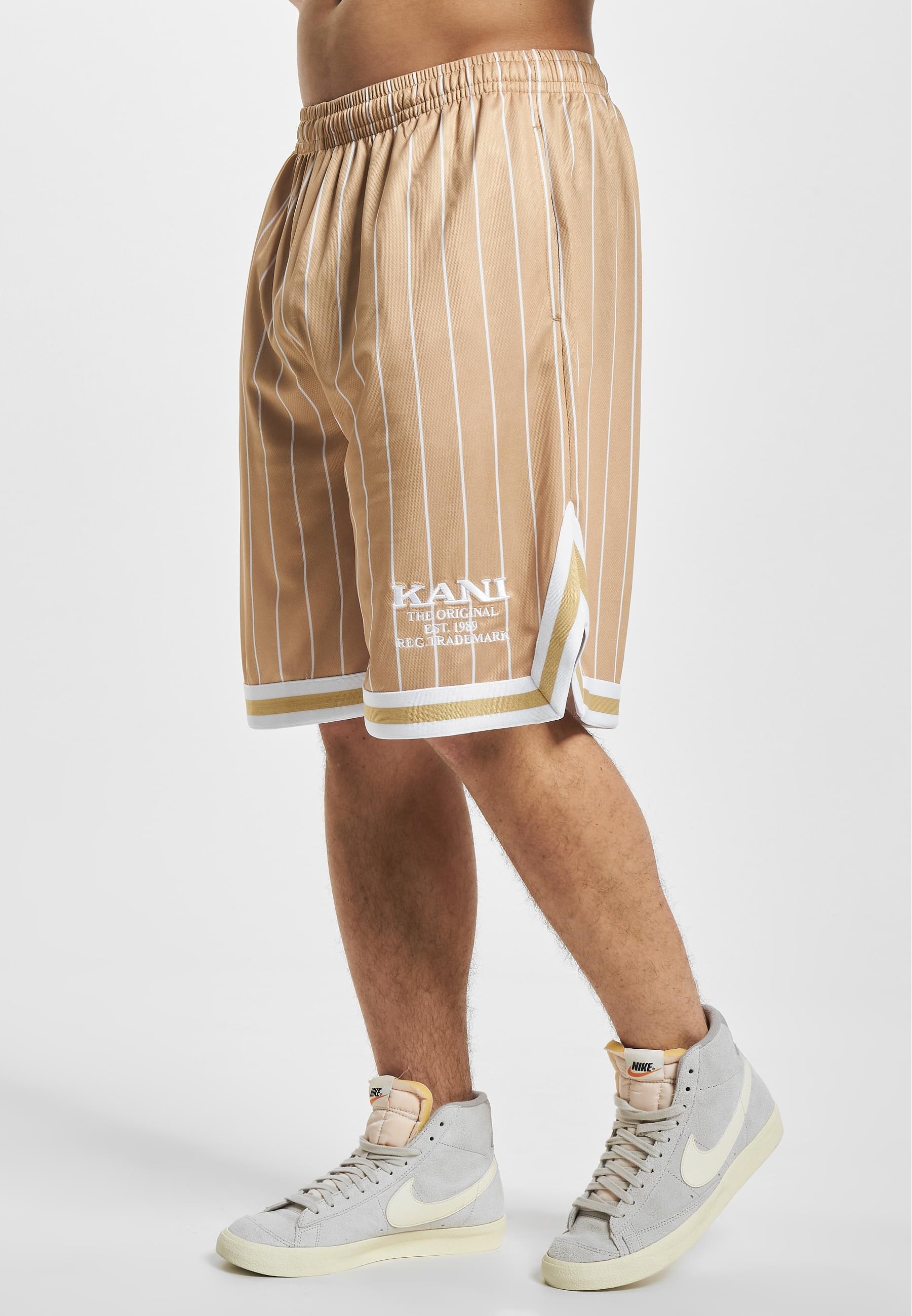 Karl Kani Shorts »Karl Kani Herren KM232-005-2 KK Retro Pinstripes Mesh Shorts«, (1 tlg.)