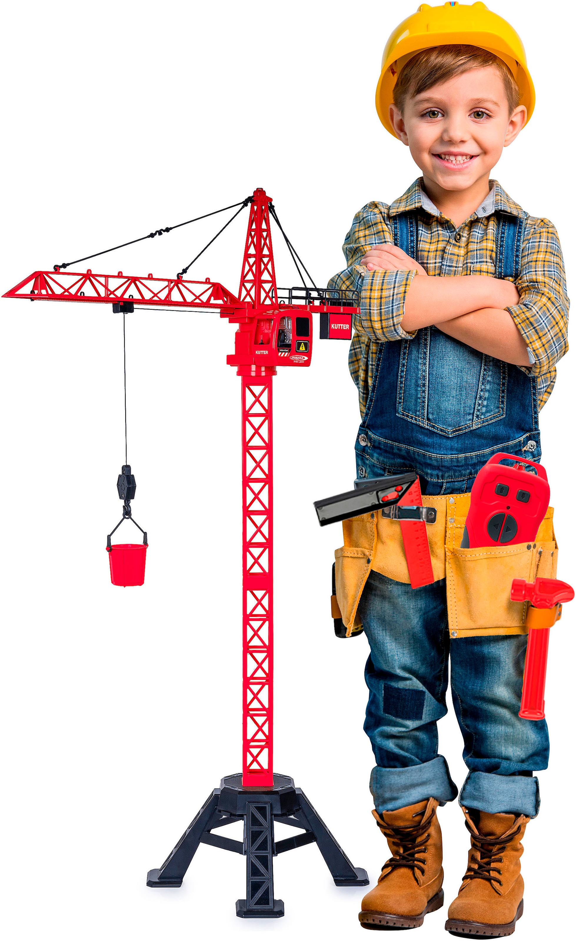 Jamara RC-Kran »Turmdrehkran Kutter XL 99 IR« LED Licht im Dach