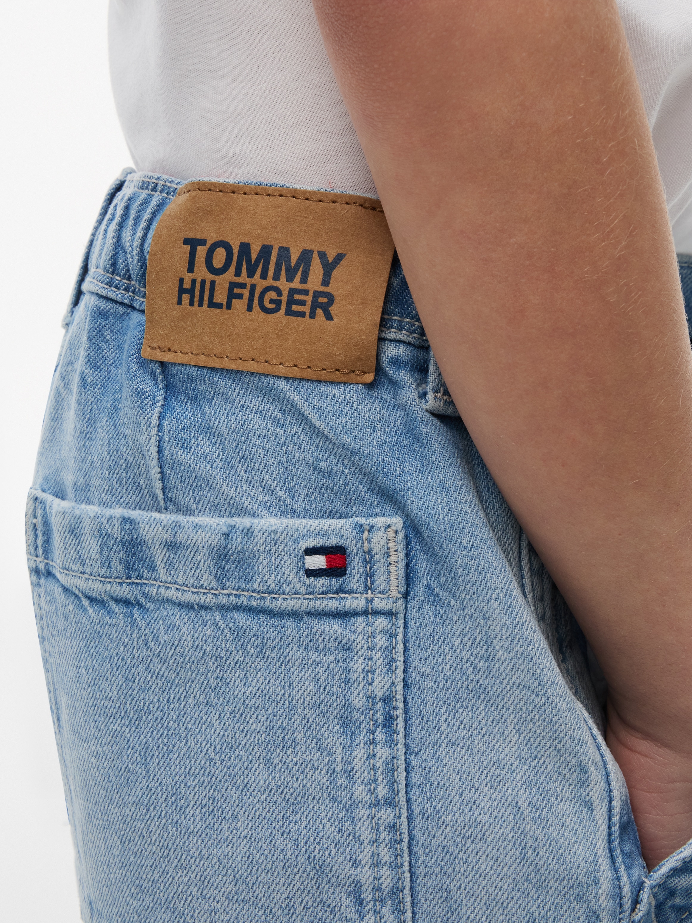Tommy Hilfiger Shorts  für Kinder bis 16 Jahre, elastischer Bund, Baggy-Style