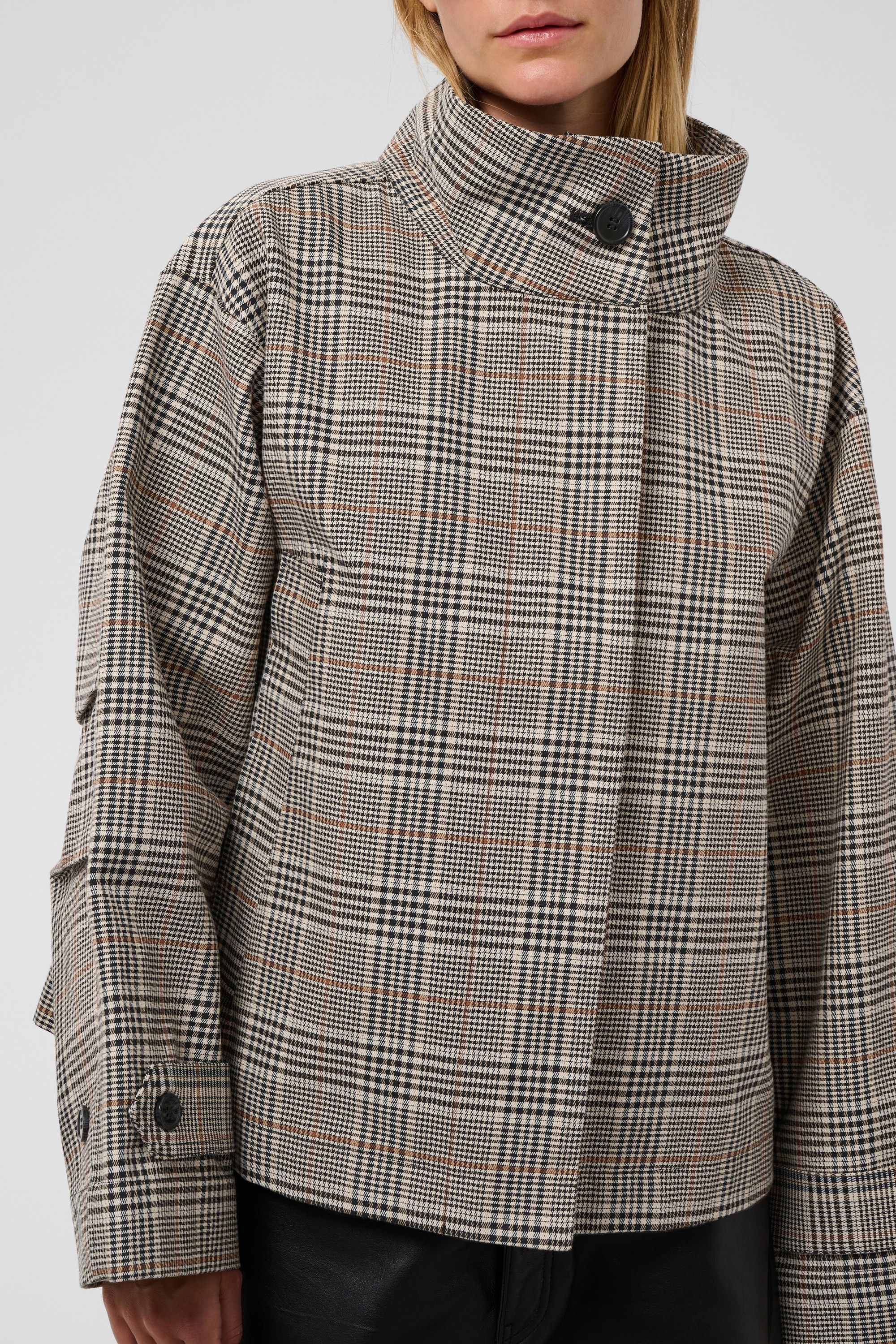 SOAKED IN LUXURY Wintermantel »Damen Jacke SLChecky«