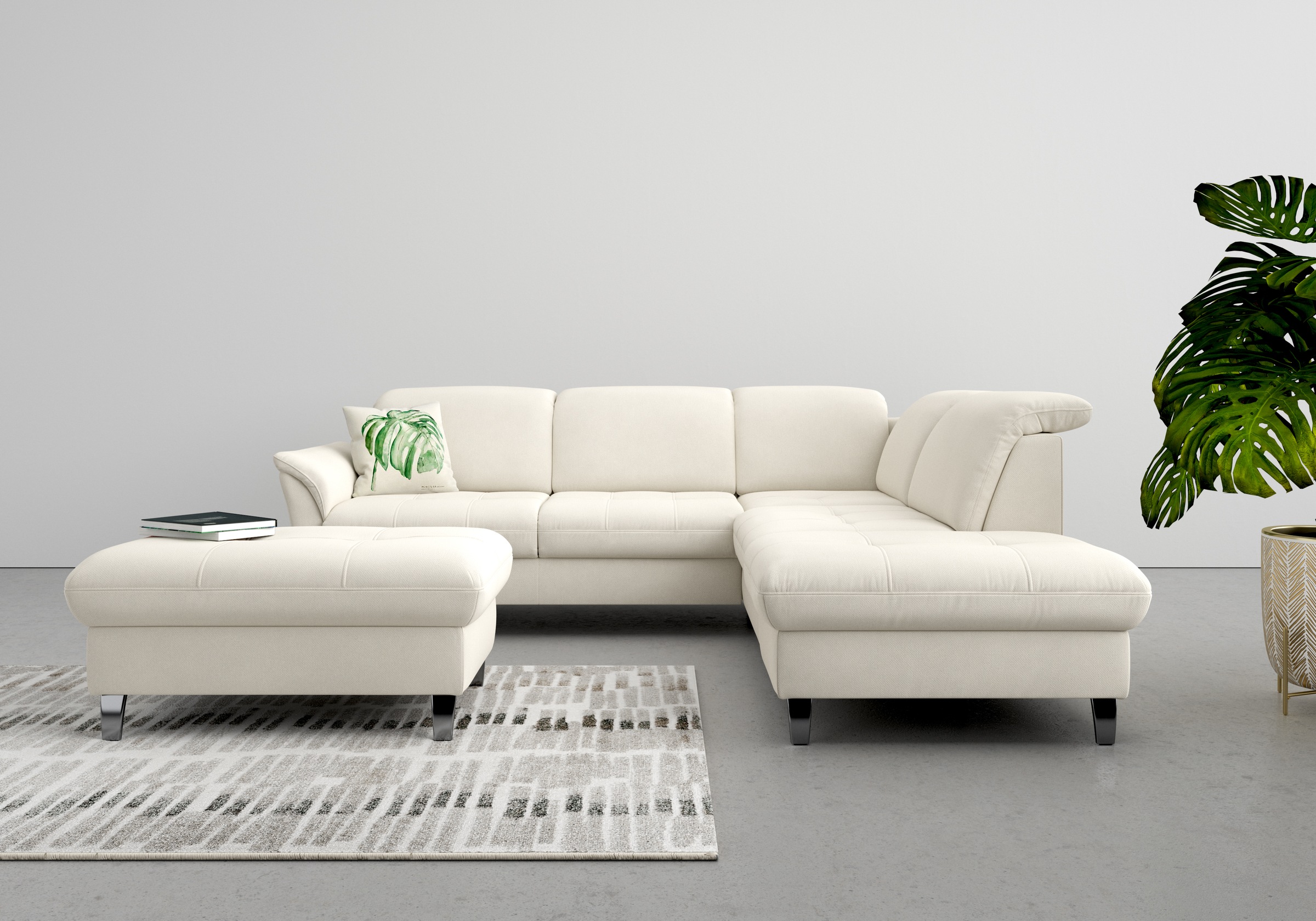 sit&more Stauraumhocker »Maggiore«, mit Stauraum und modernen Metallbeinen