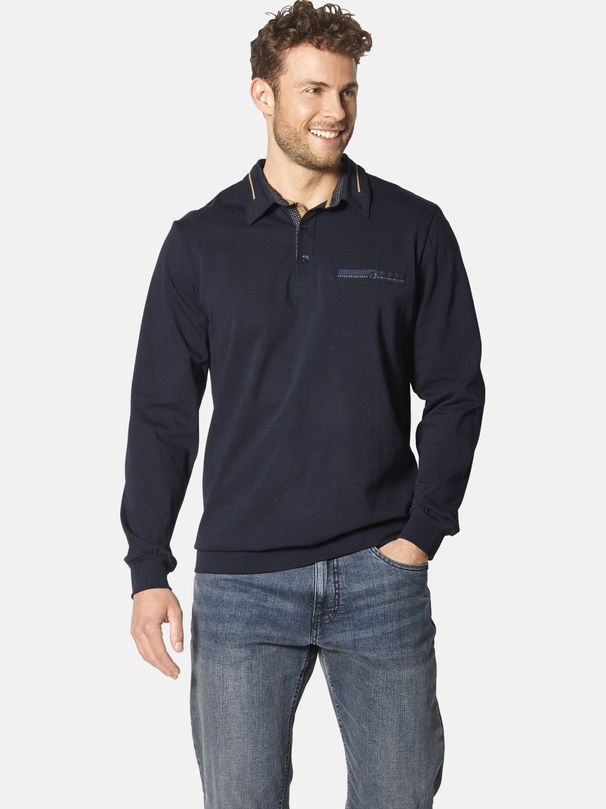 Babista Langarm-Poloshirt "Langarm-Poloshirt DOROCASTI" 1 aus reinem Baumwo günstig online kaufen