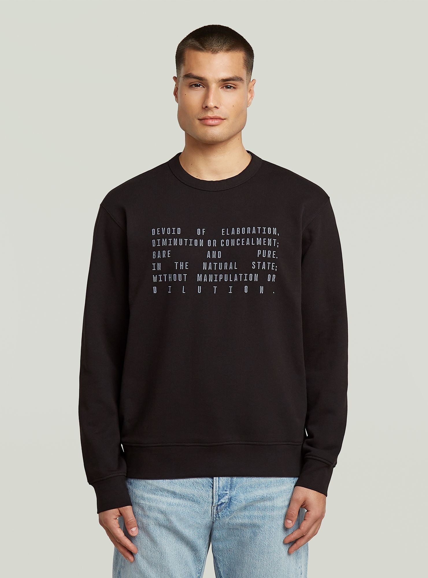 G-STAR Longpullover "Text Graphic Sweatshirt" günstig online kaufen
