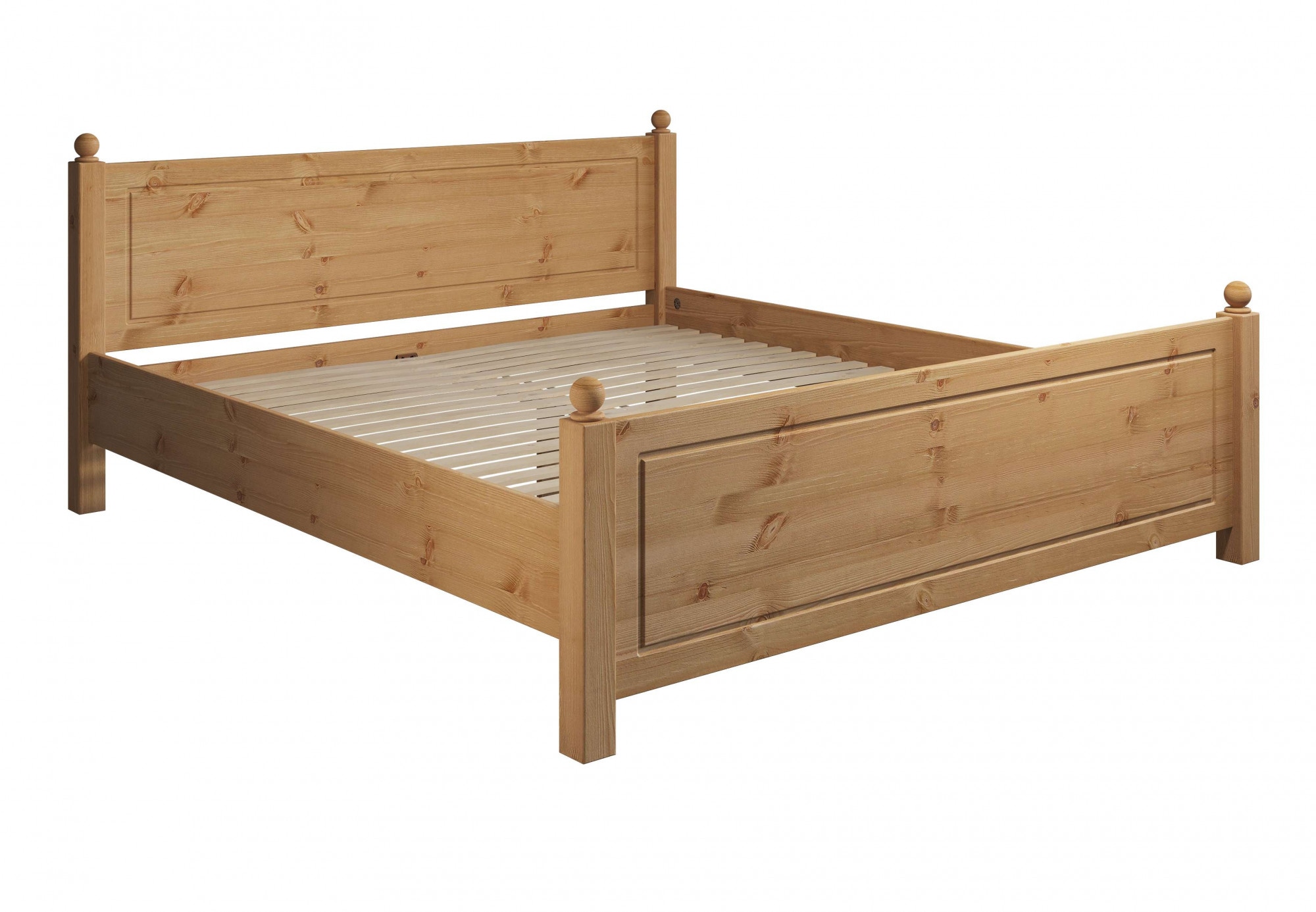 Home affaire Massivholzbett »Mila, hohe Belastbarkeit Jugendbett,! FSC® zertifiziertes Massivholz«, (Breite/Belastbarkeit 180cm/220 KG, 140cm/180 KG, 90cm/=120 KG), aus massiver Kiefer, inklusive Lattenrost