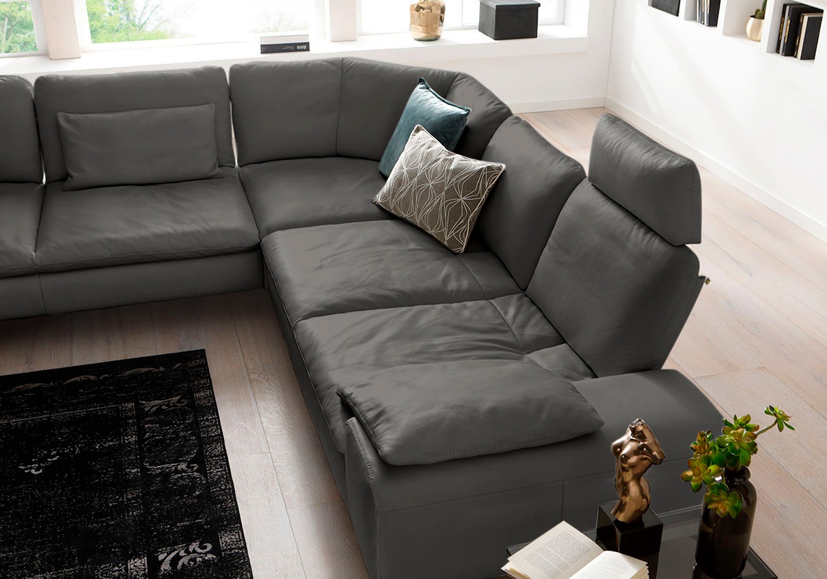 W.SCHILLIG Ecksofa "valentinoo, Designsofa, elegant und bequem, L-Form", (S günstig online kaufen