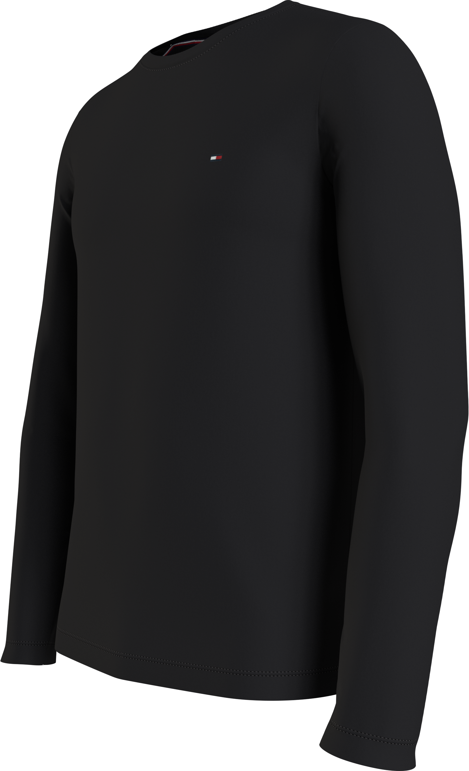 Tommy Hilfiger Langarmshirt »STRETCH SLIM FIT LONG SLEEVE«, aus biologischem Baumwollstretch