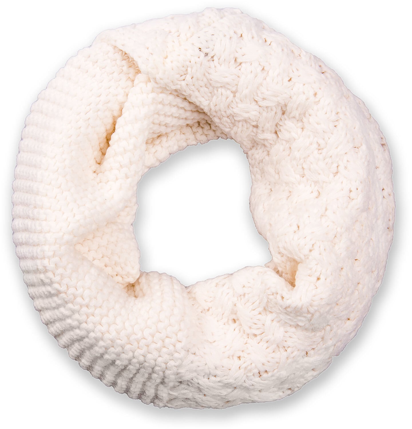 styleBREAKER Strickschal "Strick Loop mit Mustermix" 1 Stk.