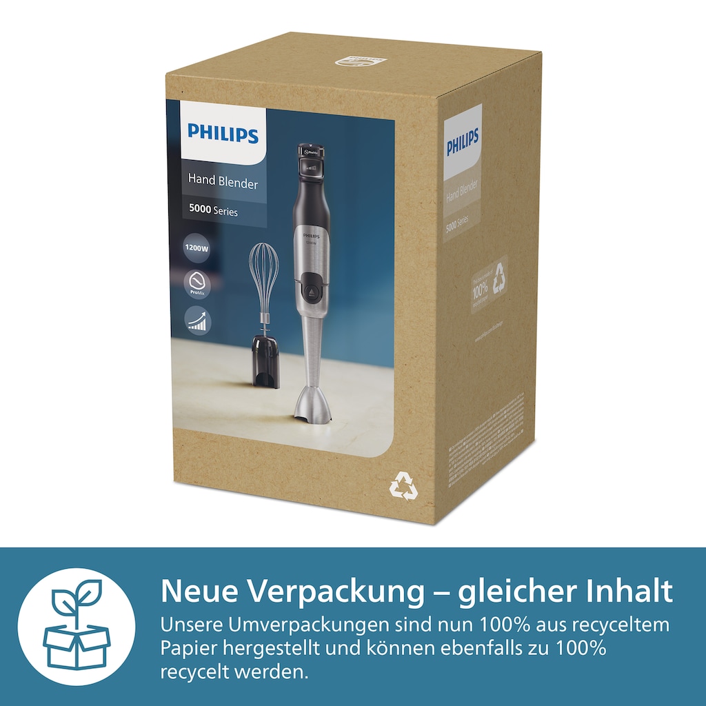 Philips Stabmixer »HR2682/00 5000 Series, mit ProMix-Technologie,«, 1200 W